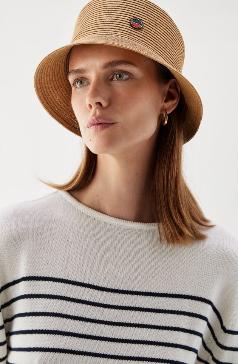 BUSNEL TINA PAPER STRAW BUCKET HAT
