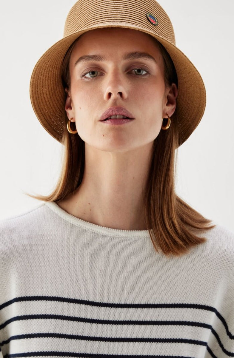 BUSNEL TINA PAPER STRAW BUCKET HAT