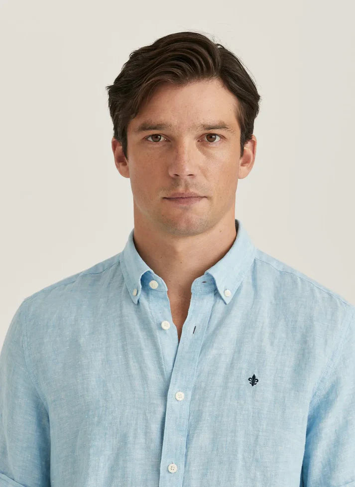 MORRIS DOUGLAS LINEN SS SHIRT