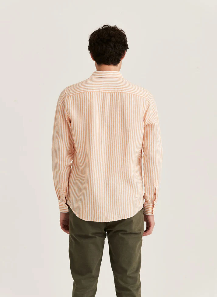 MORRIS LINEN STRIPE SHIRT
