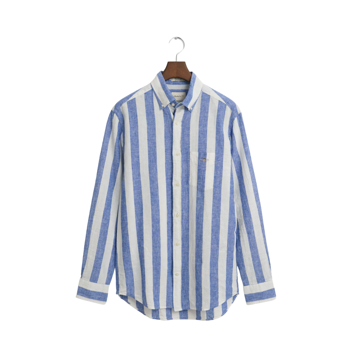 GANT COT/LIN STRIPE SHIRT