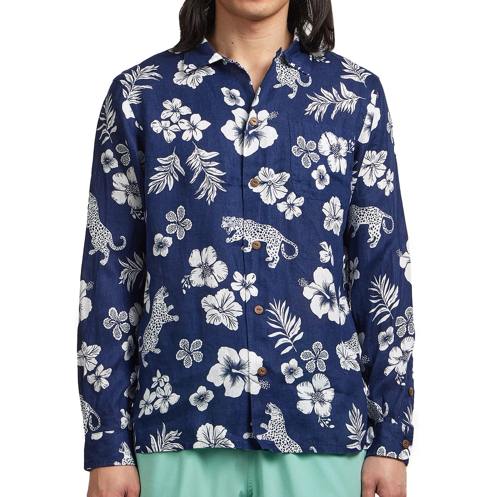 POLO RALPH LAUREN FLORAL LINEN SHIRT