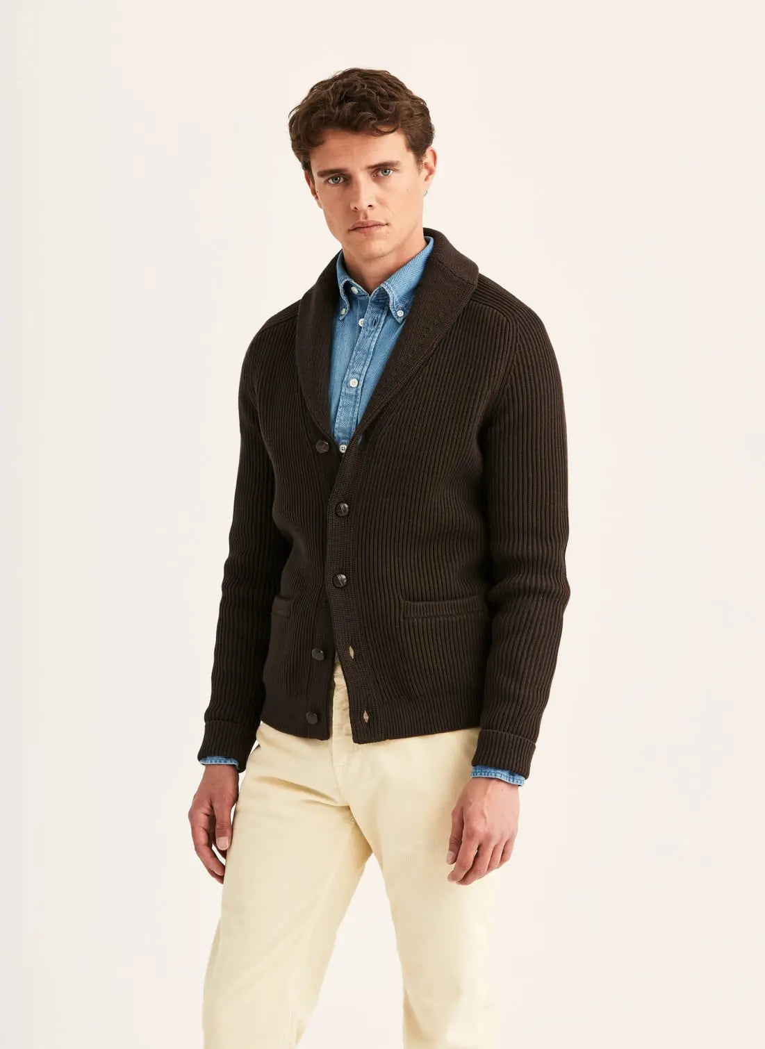 MORRIS BRAYDEN SHAWL CARDIGAN