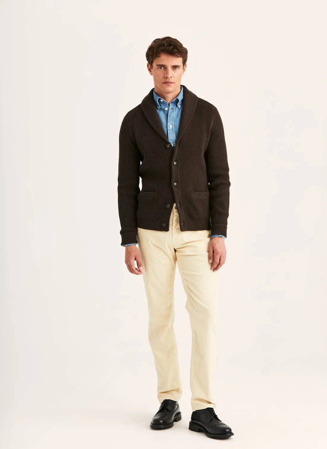 MORRIS BRAYDEN SHAWL CARDIGAN
