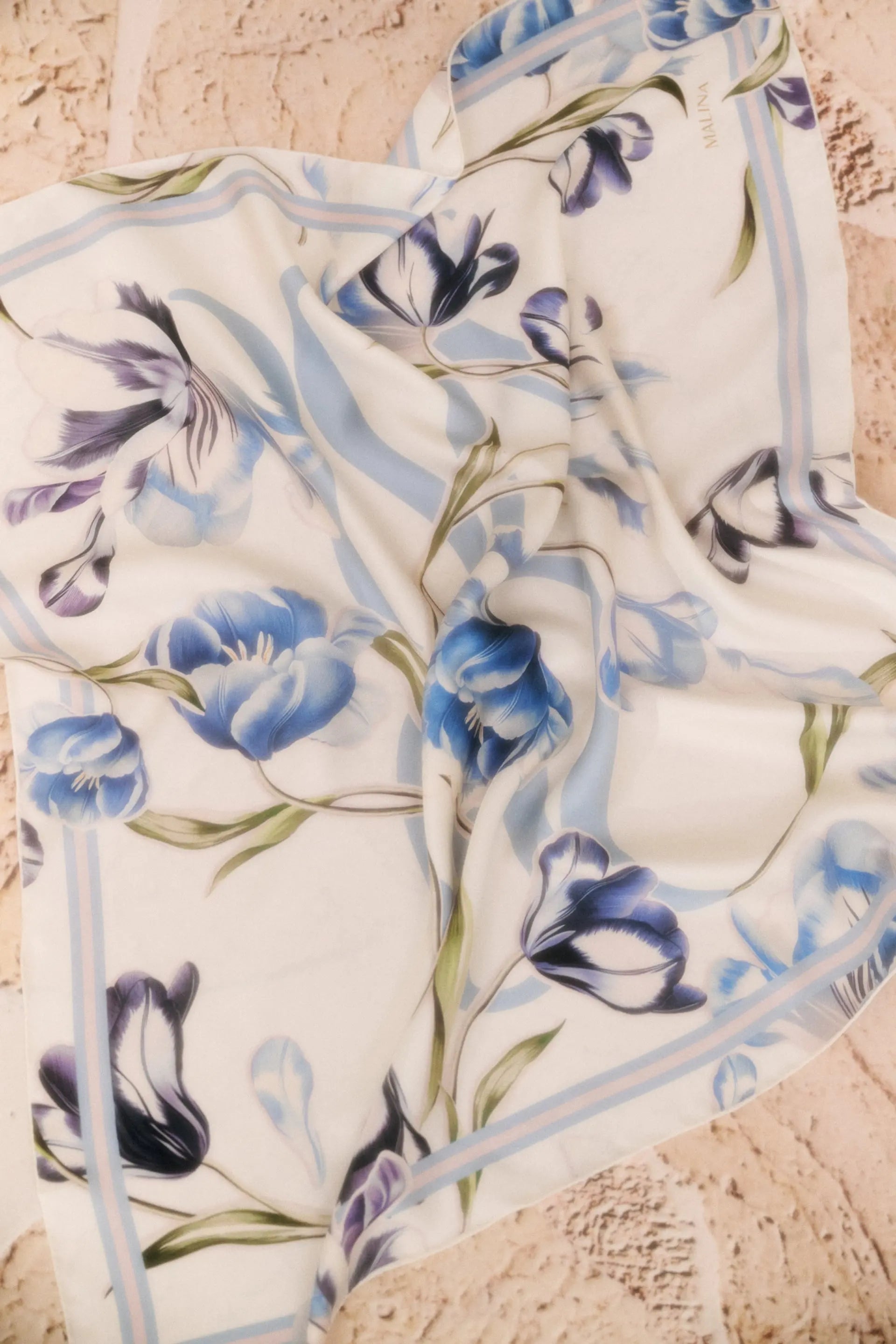 MALINA SILK TWILL SCARF