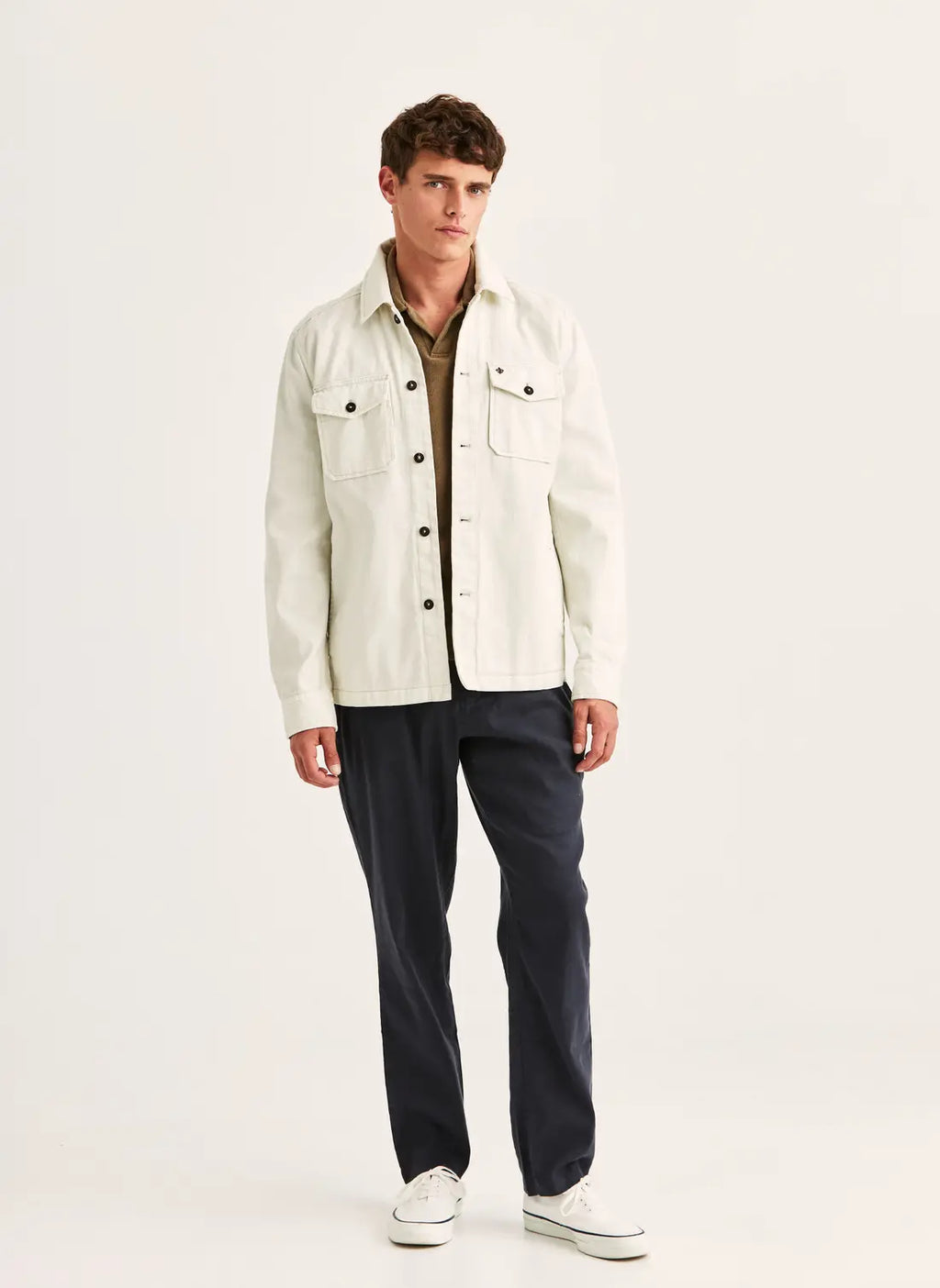 MORRIS ALAIN TWILL SHIRT JACKET