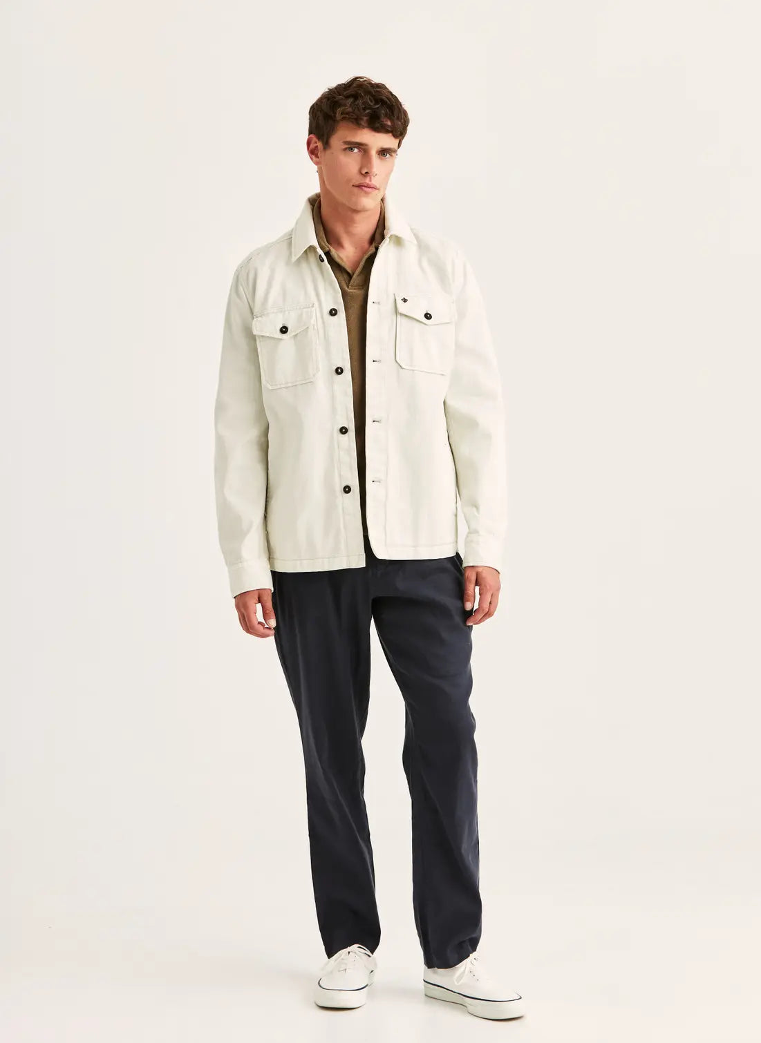 MORRIS ALAIN TWILL SHIRT JACKET