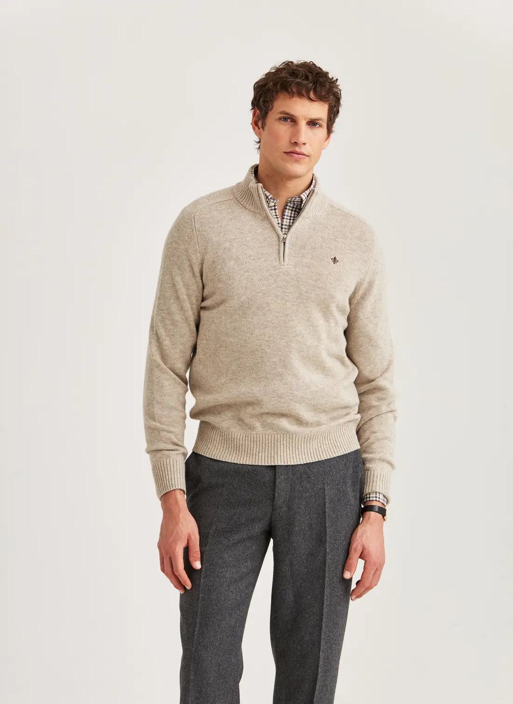 MORRIS HERTFORD HALF ZIP