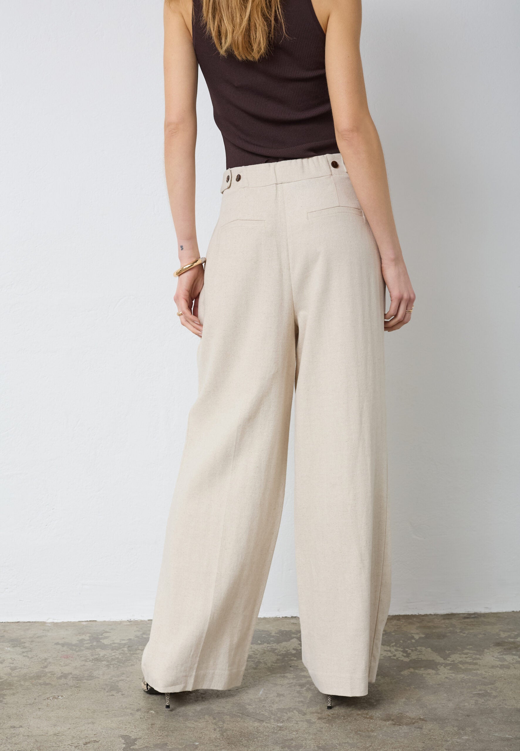 CO'COUTURE LEENA LINEN PANT