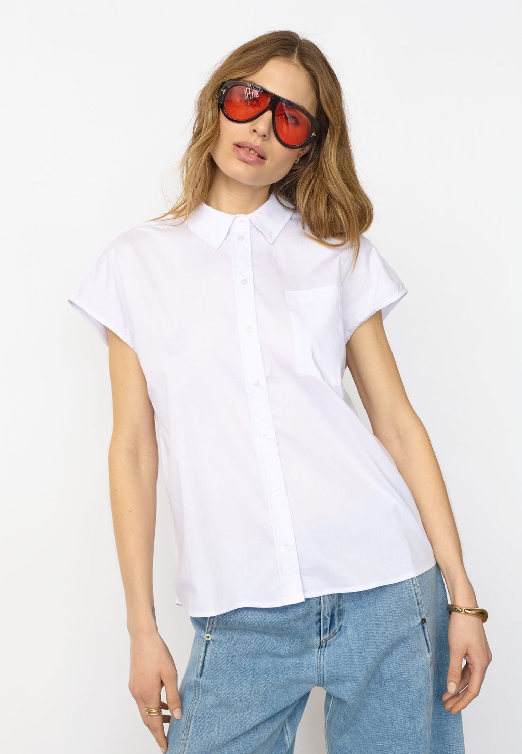CO'COUTURE ELARA SLIT BACK SS SHIRT