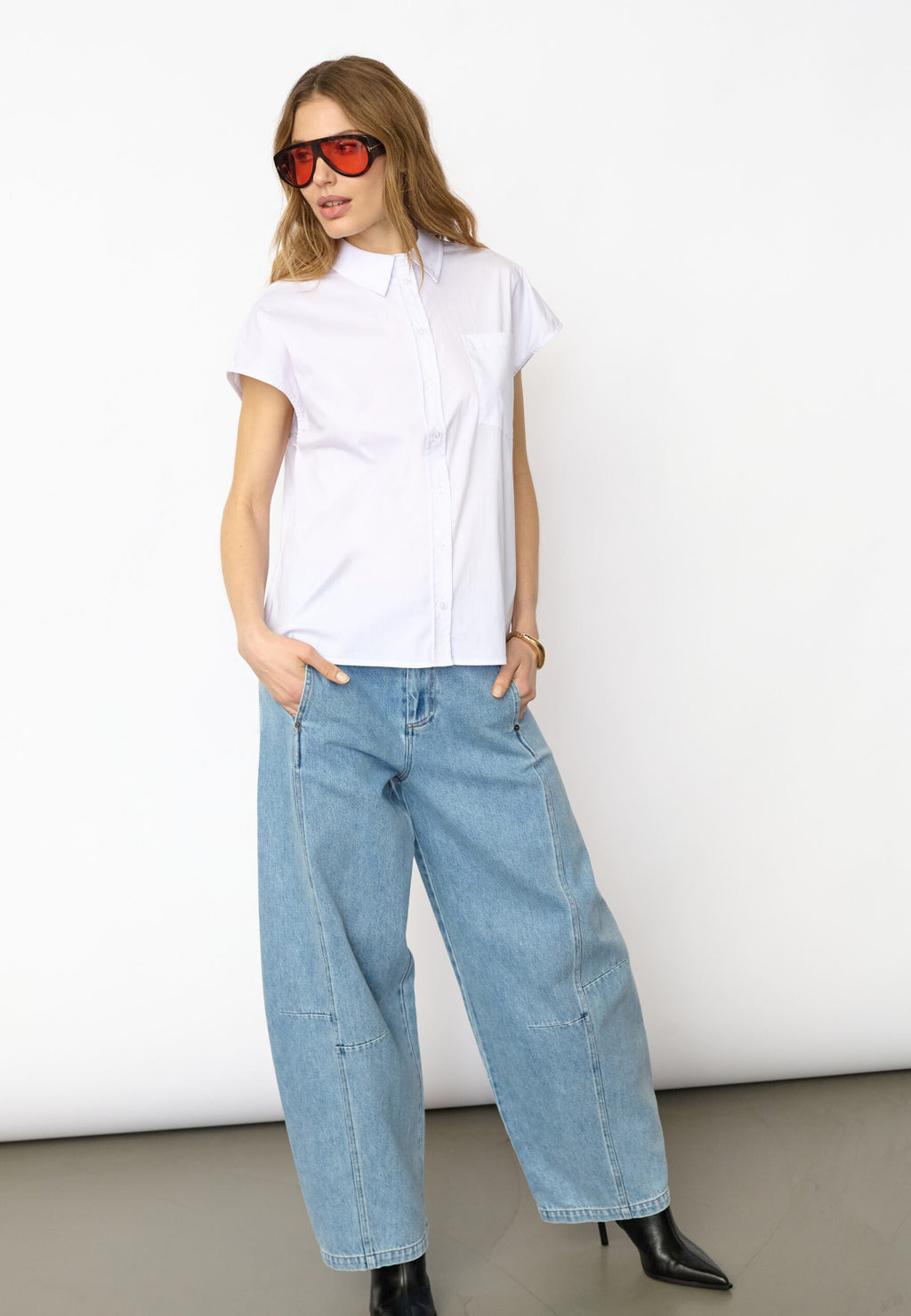 CO'COUTURE ELARA SLIT BACK SS SHIRT