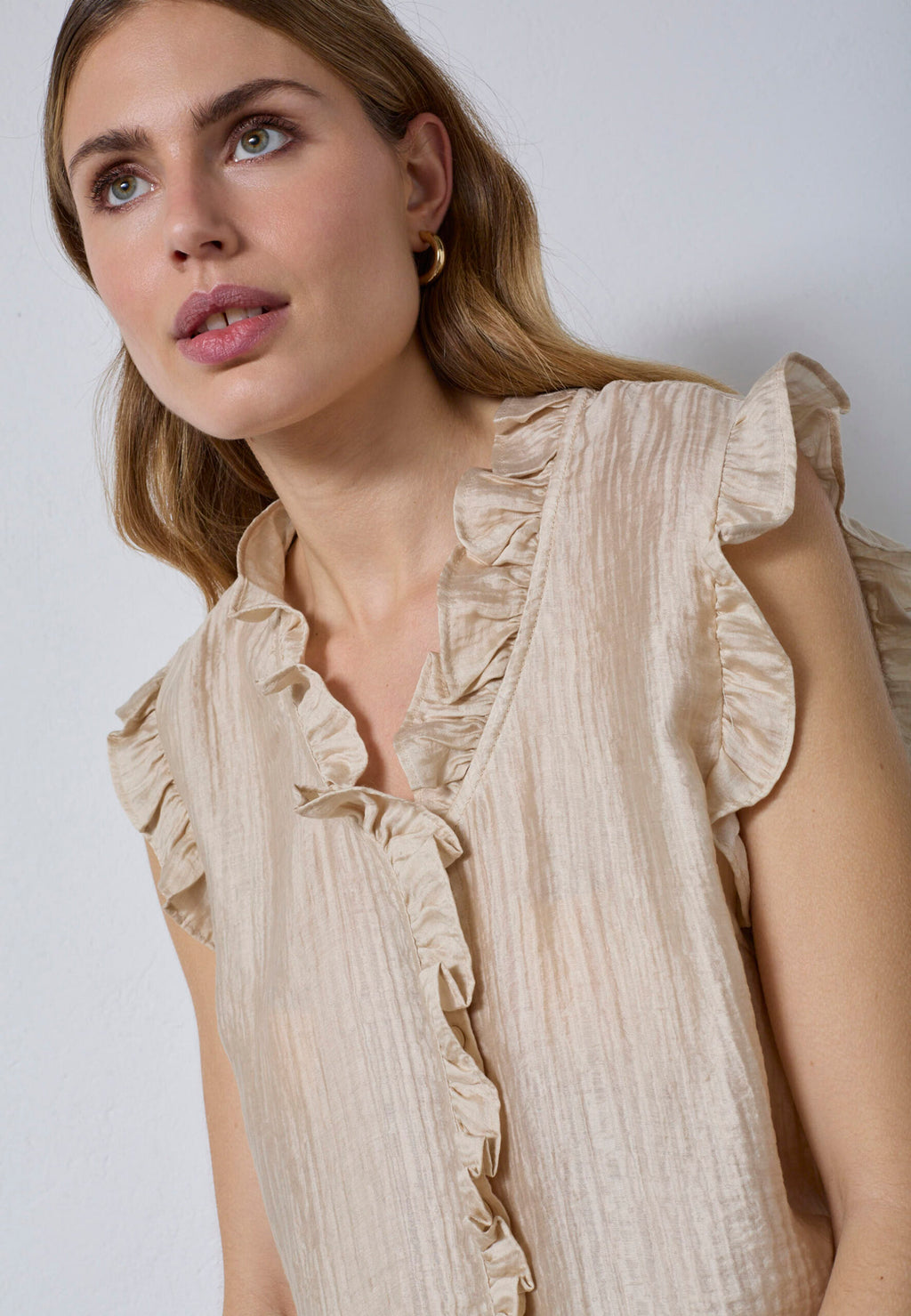 CO'COUTURE TASSY FRILL TOP