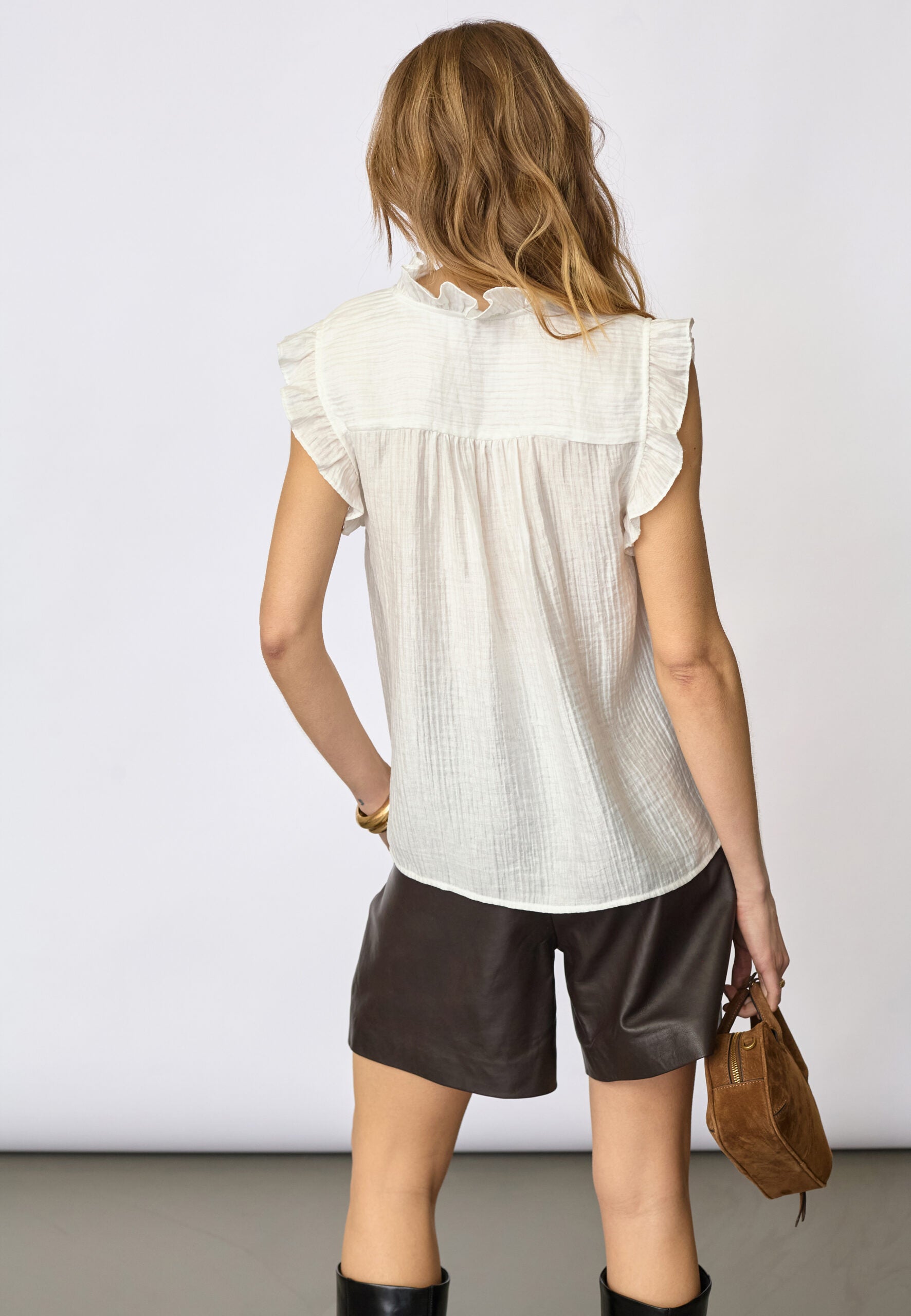 CO'COUTURE TASSY FRILL TOP
