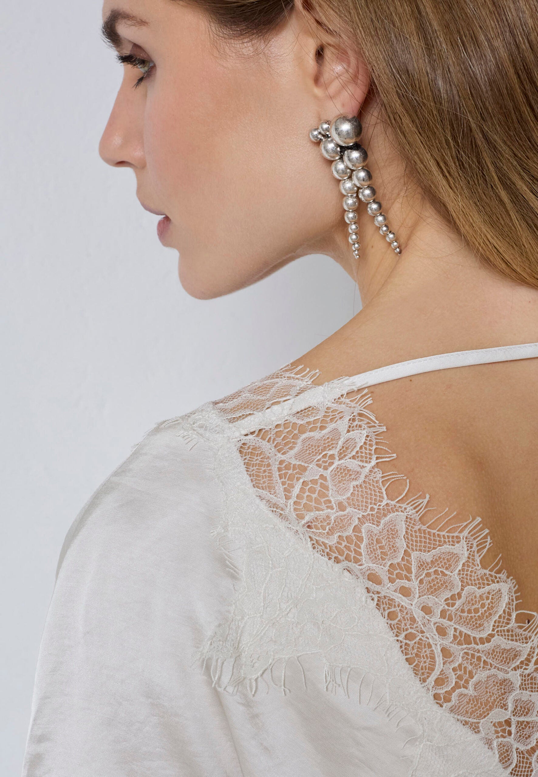 CO'COUTURE IDUN LACE SS BLOUSE