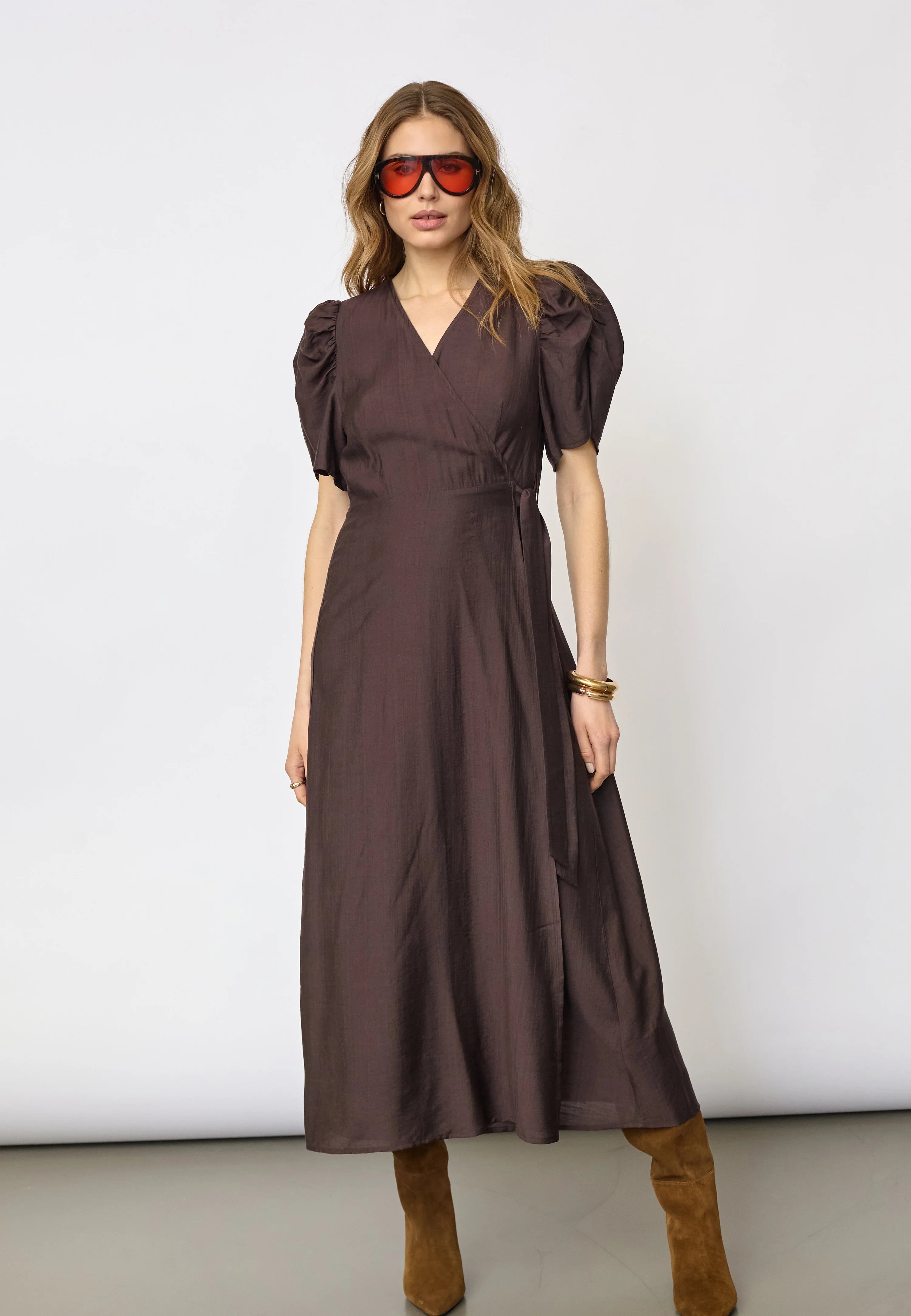 CO'COUTURE HERA WRAP DRESS