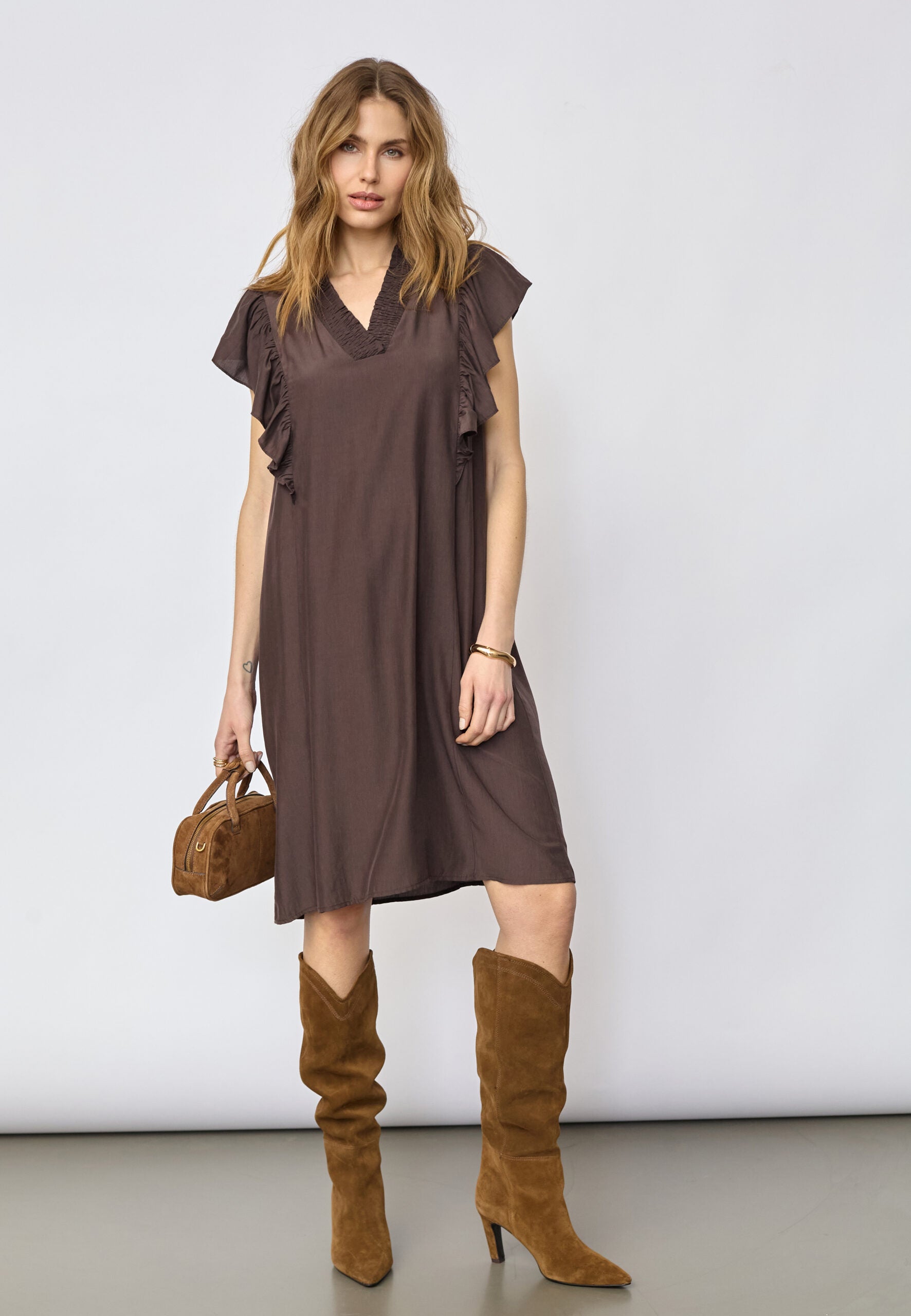CO'COUTURE SUNRISE V-DRESS