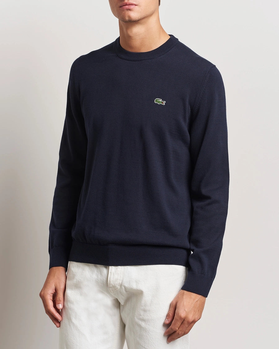 LACOSTE C-NECK KNIT