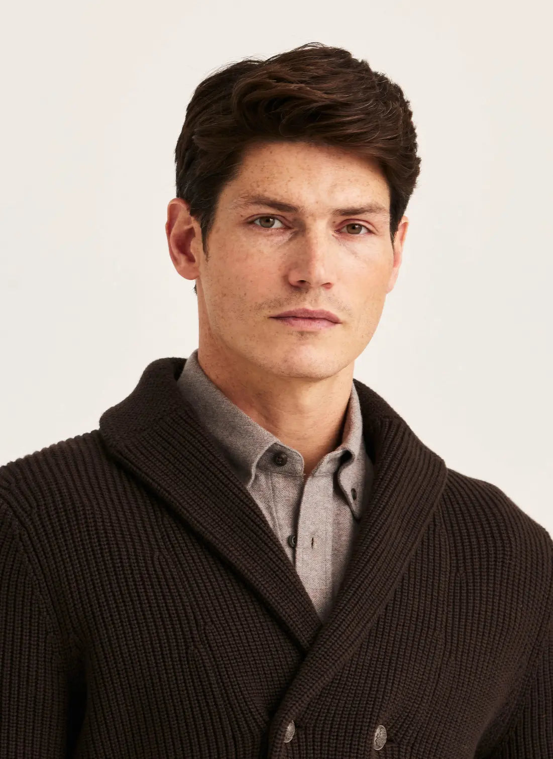 MORRIS BRAYDEN DB SHAWL CARDIGAN