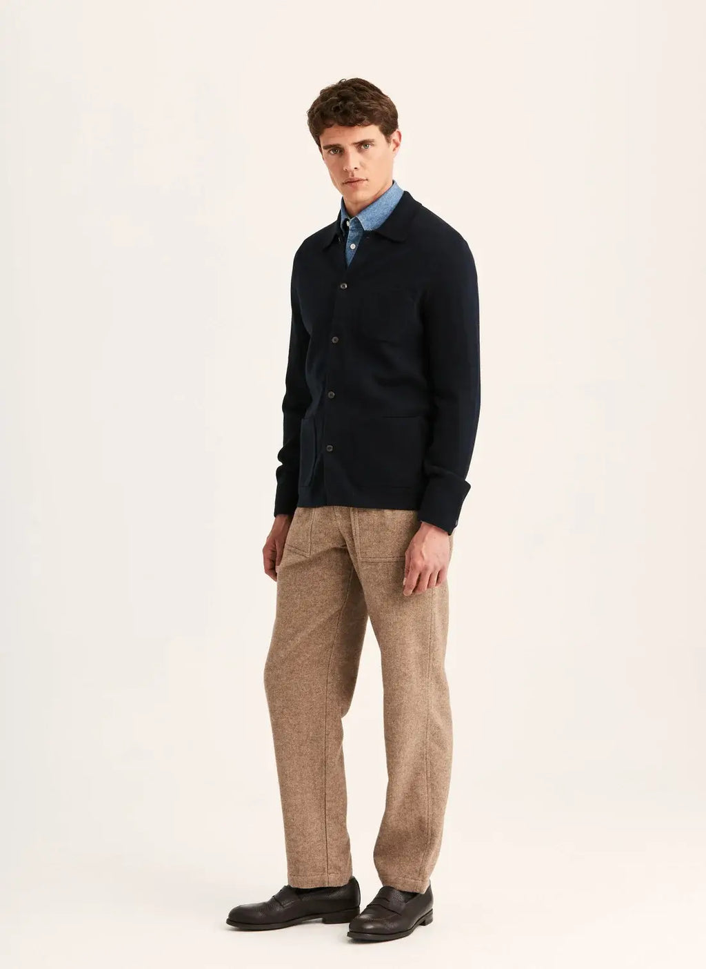 MORRIS DUDLEY KNITTED OVERSHIRT