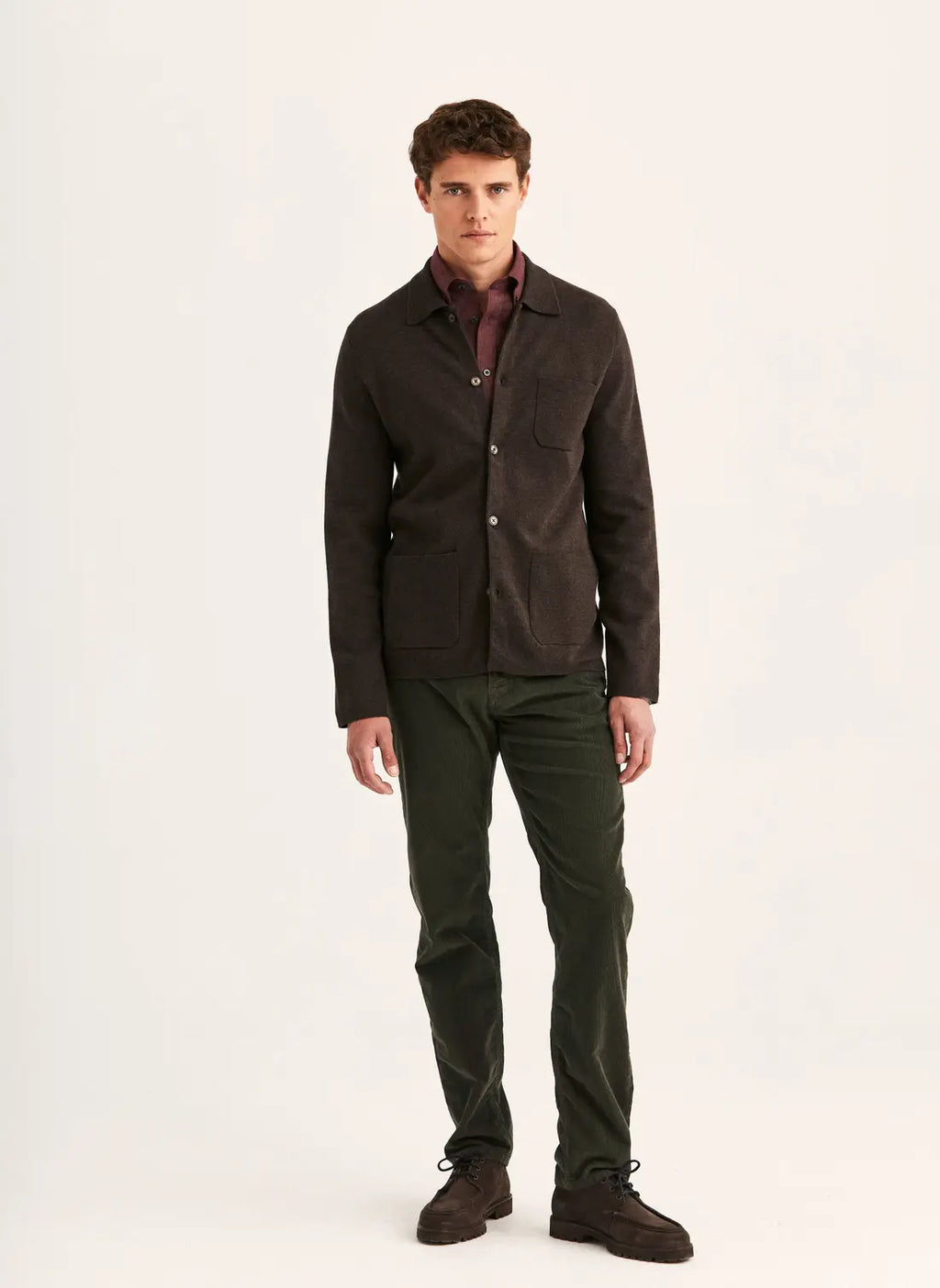 MORRIS DUDLEY KNITTED OVERSHIRT