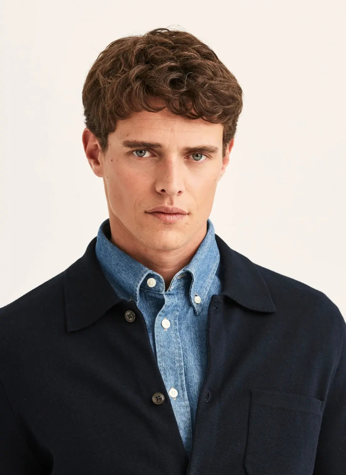 MORRIS DUDLEY KNITTED OVERSHIRT
