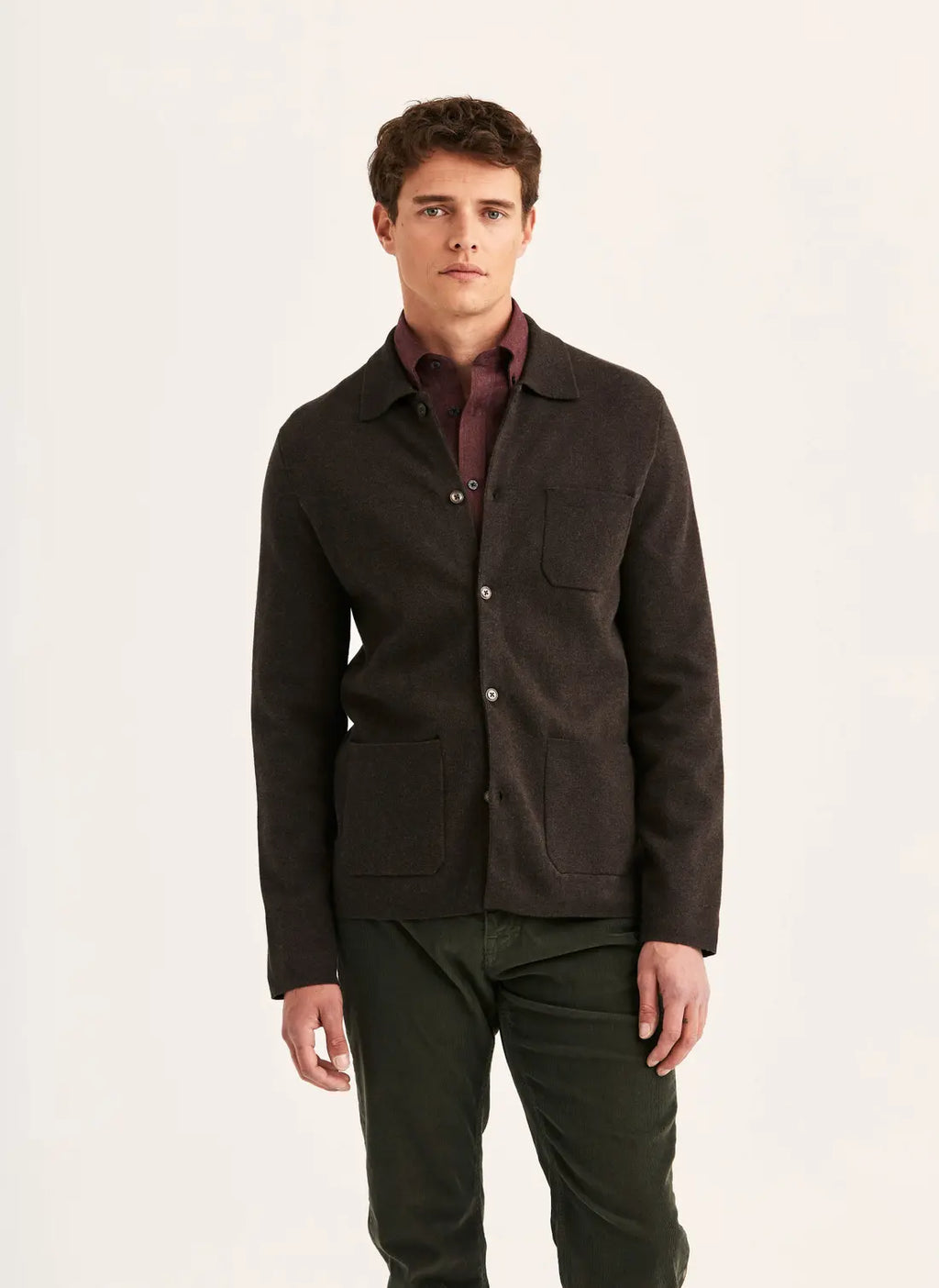 MORRIS DUDLEY KNITTED OVERSHIRT