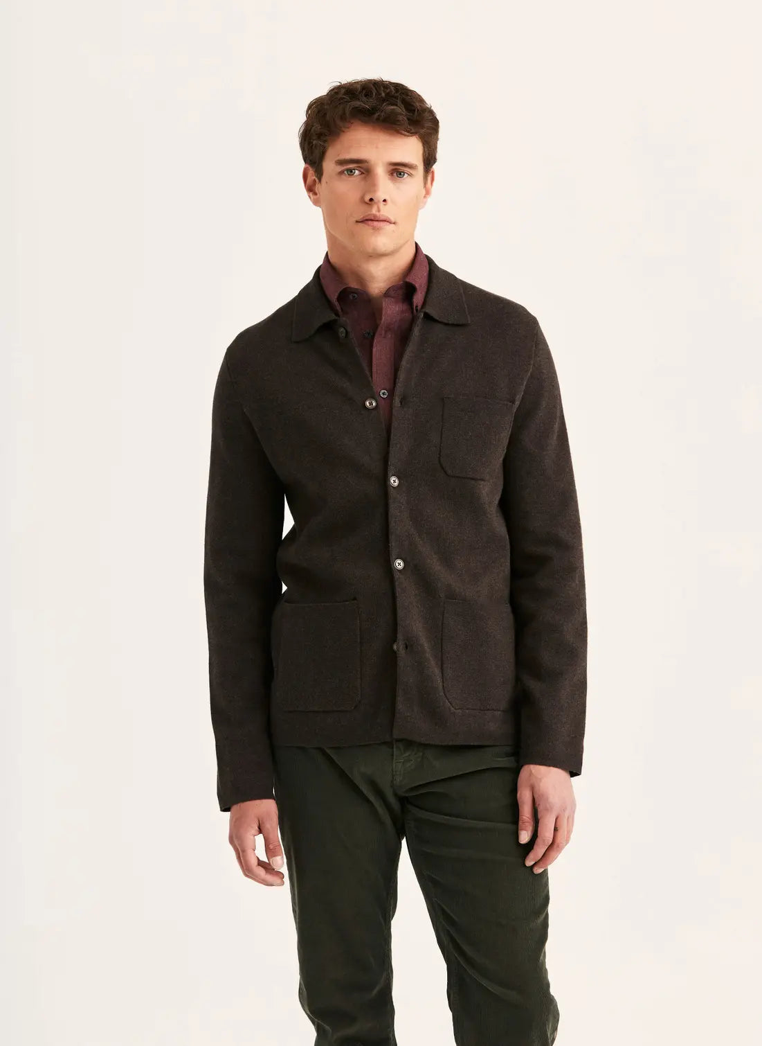 MORRIS DUDLEY KNITTED OVERSHIRT