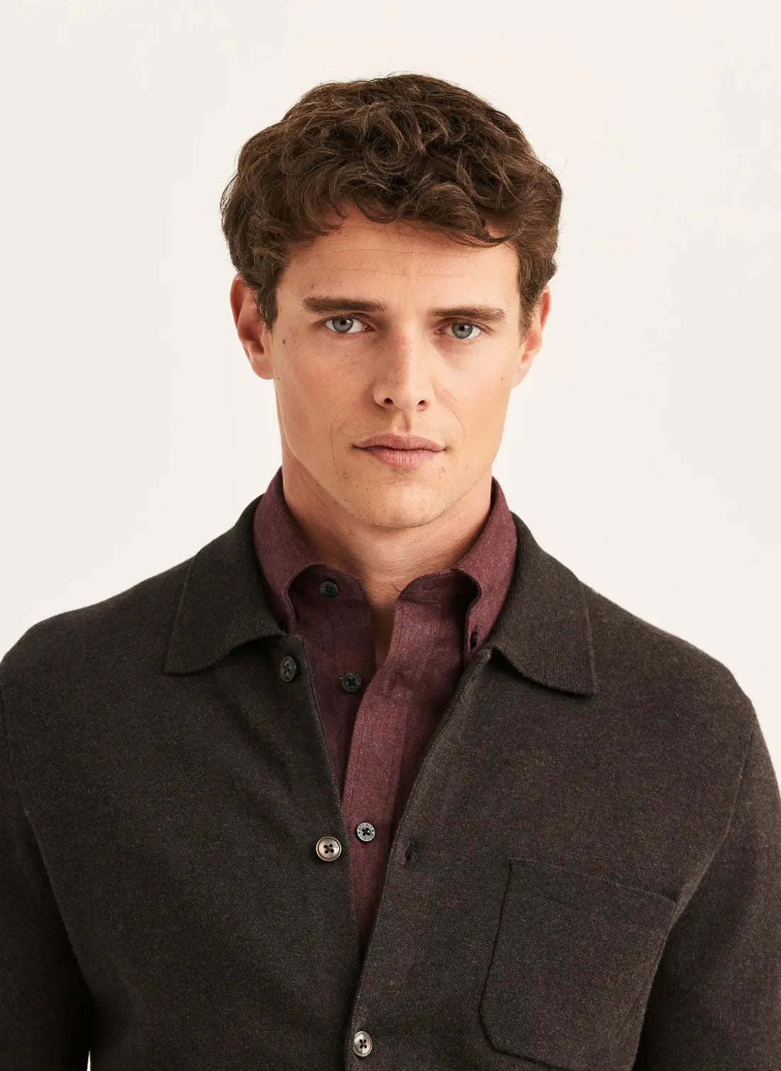MORRIS DUDLEY KNITTED OVERSHIRT