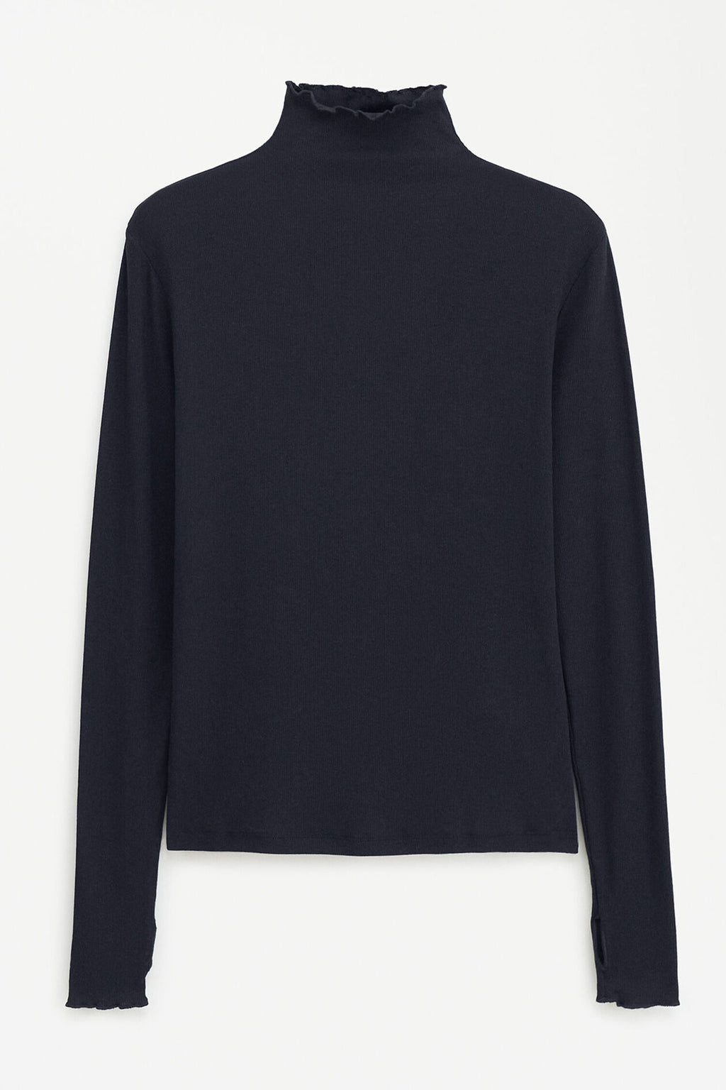FILIPPA K RIB MOCK NECK TOP