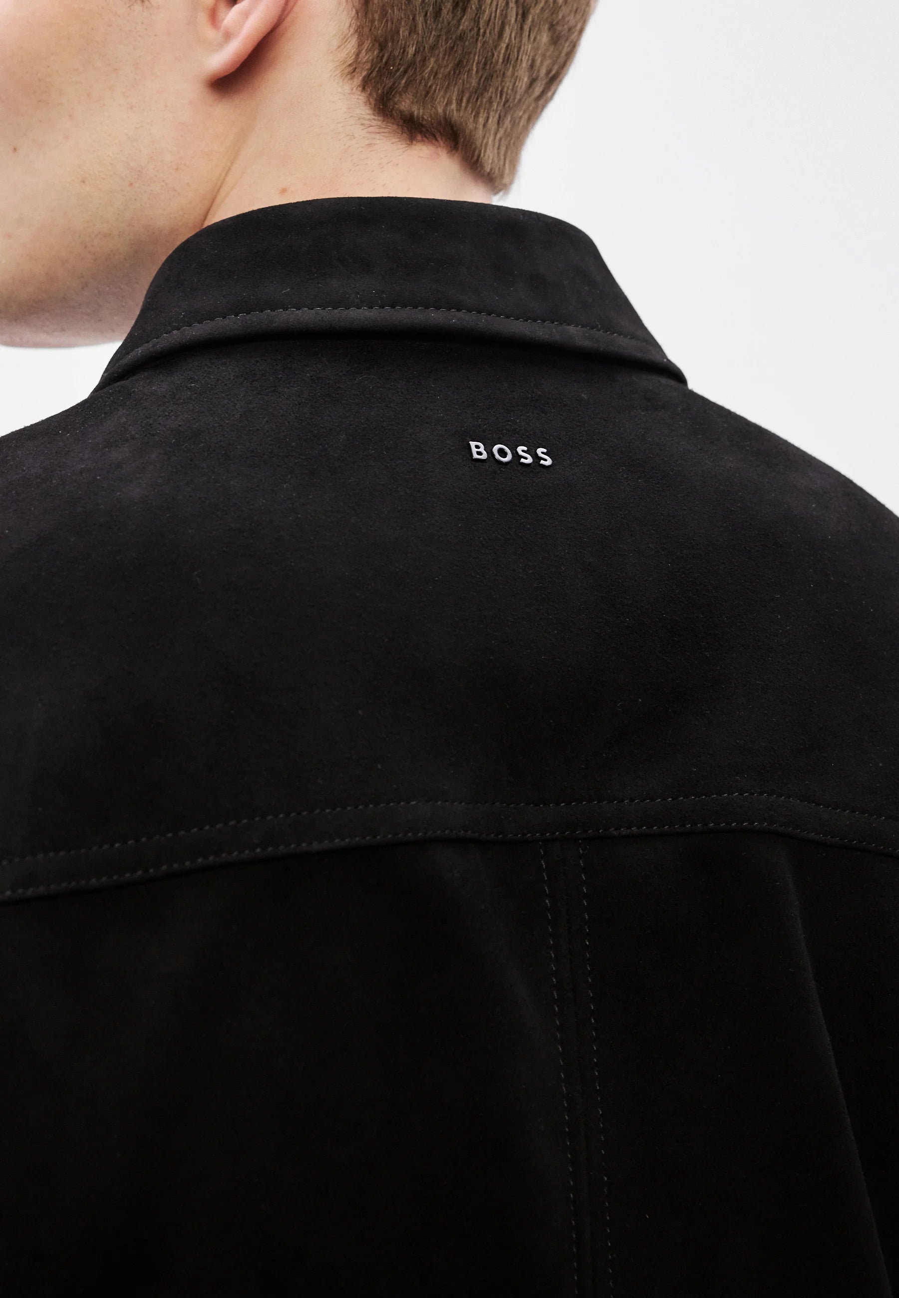 BOSS O SUEDE LEATHER JACKET