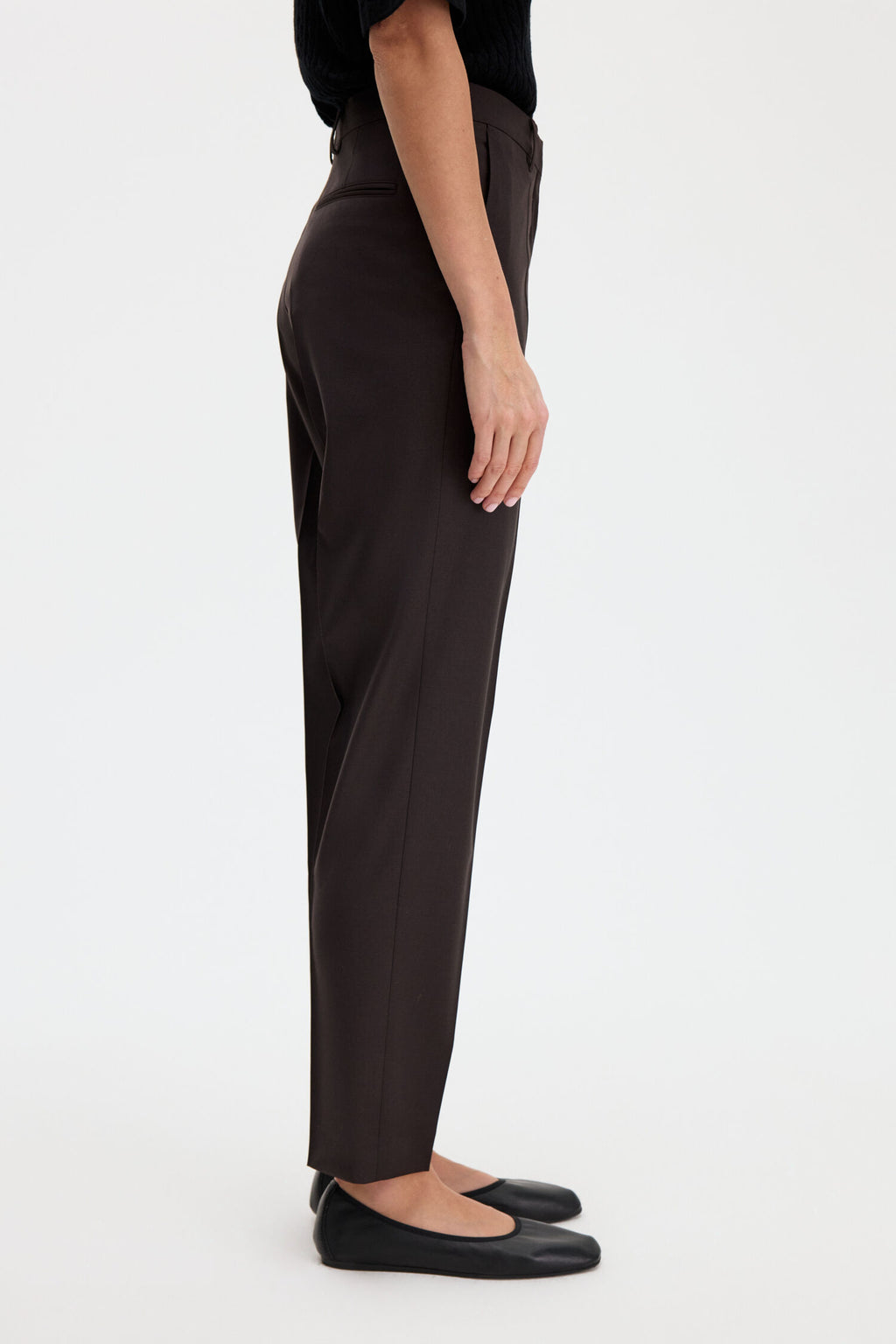 FILIPPA K EMMA CROPPED WOOL TROUSER