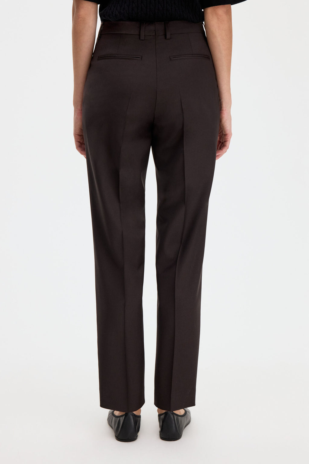 FILIPPA K EMMA CROPPED WOOL TROUSER