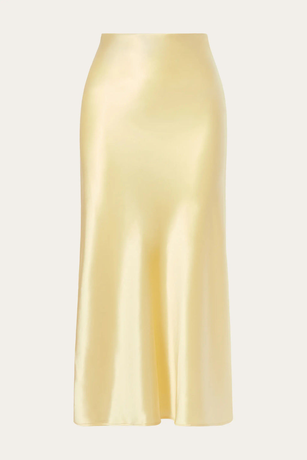 MALINA AUBREE SATIN MIDI SKIRT