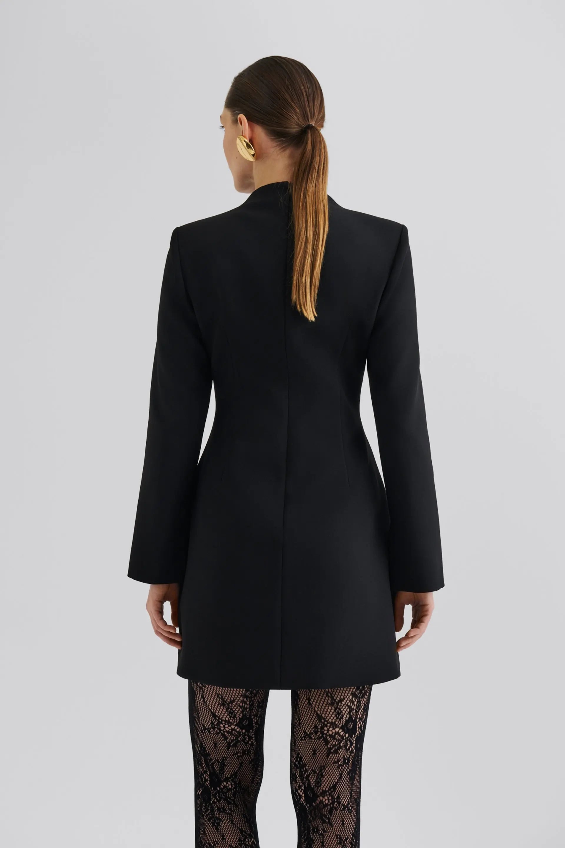 MALINA LEANNA HIGH NECK MINI DRESS