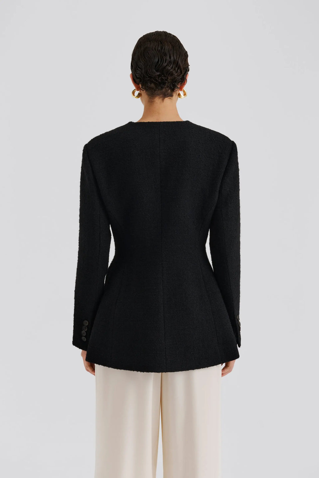MALINA CAROL ROUND NECK BLAZER