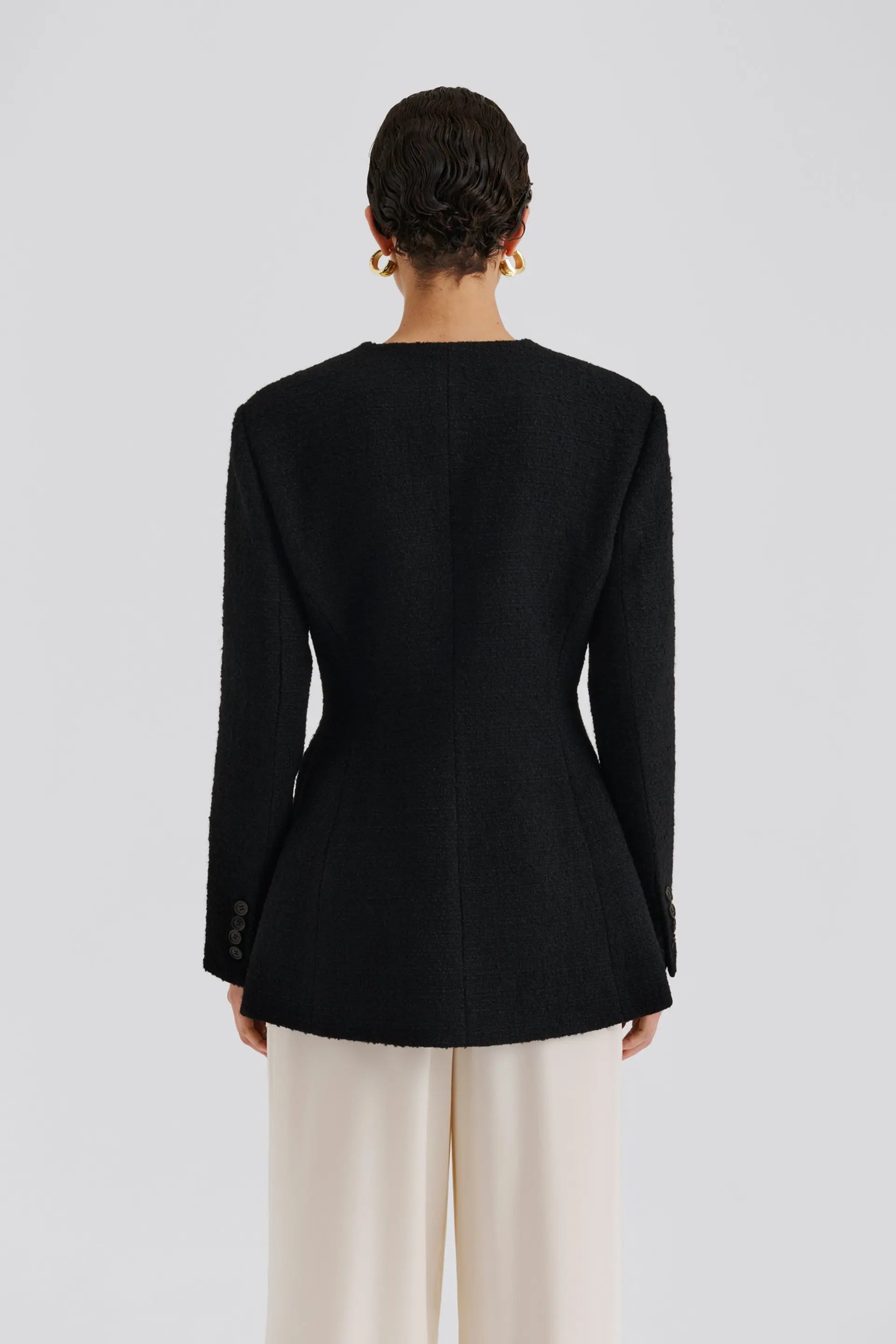 MALINA CAROL ROUND NECK BLAZER