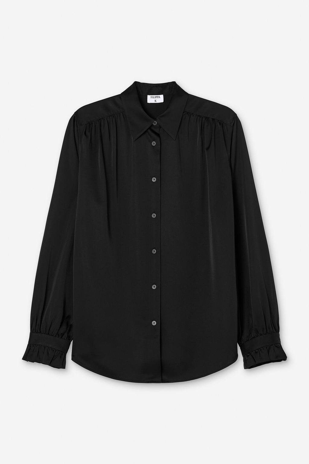 FILIPPA K GATHERED DETAIL BLOUSE