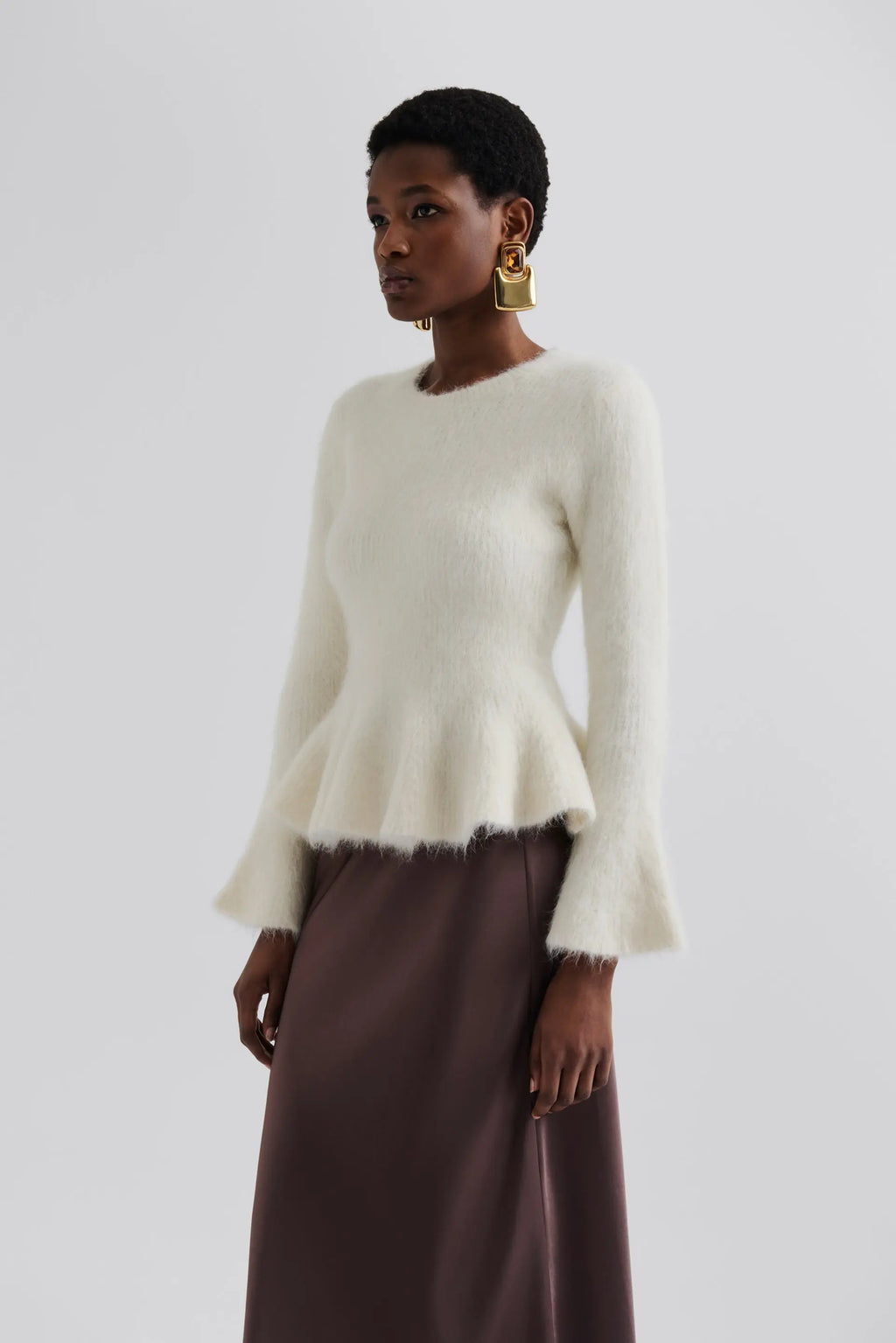 MALINA LEANDRA PEPLUM TOP