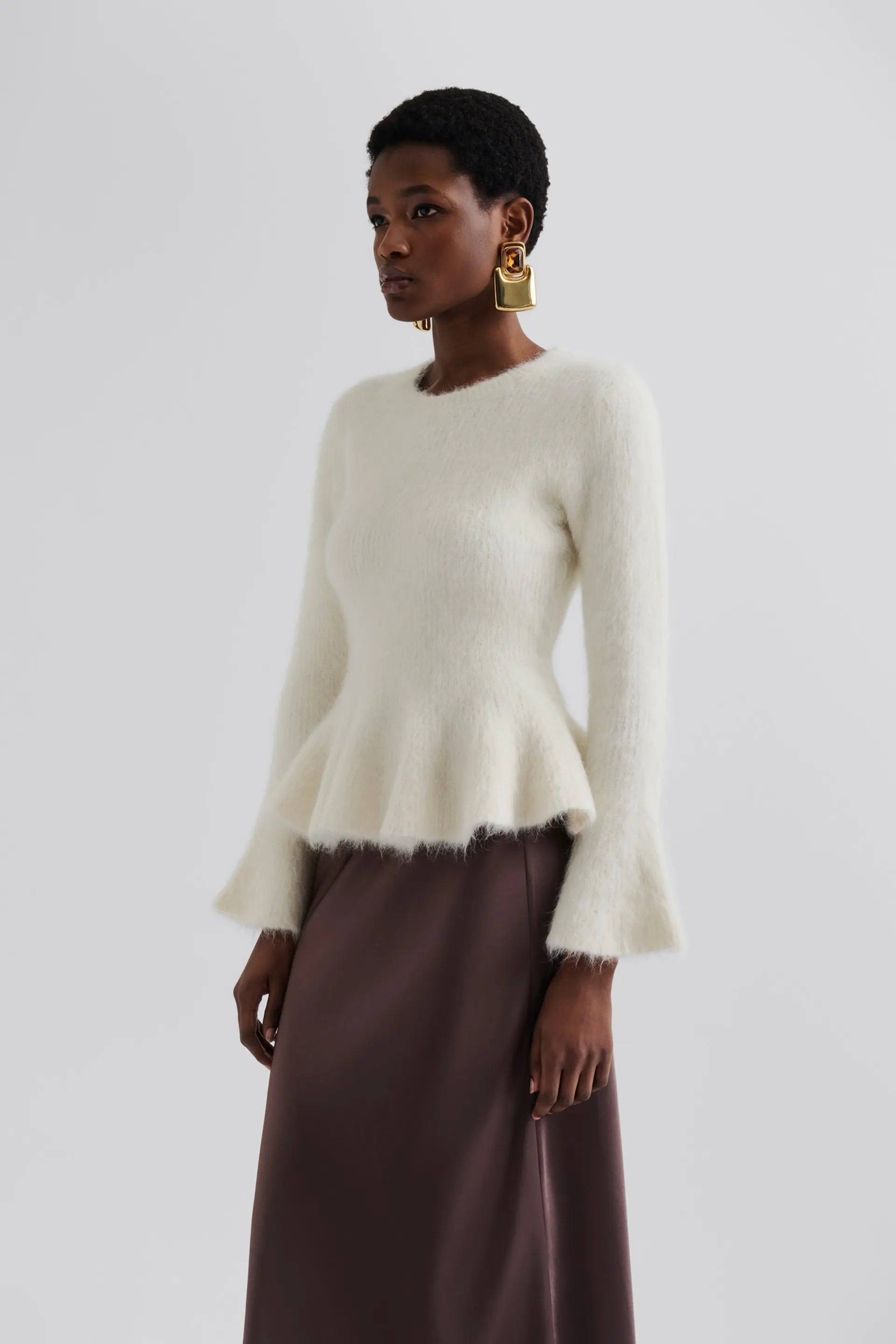 MALINA LEANDRA PEPLUM TOP