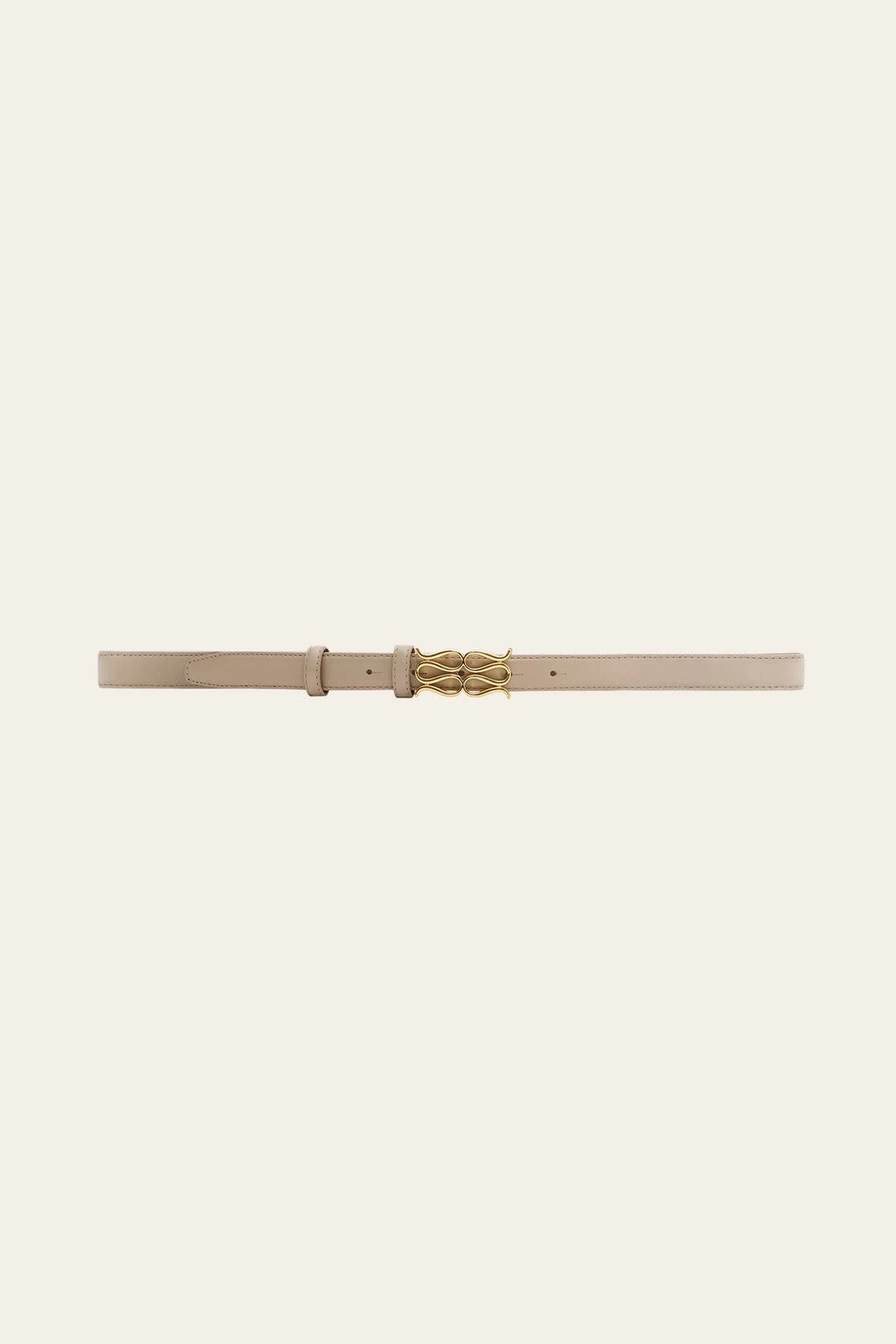 MALINA MONOGRAM LEATHER BELT