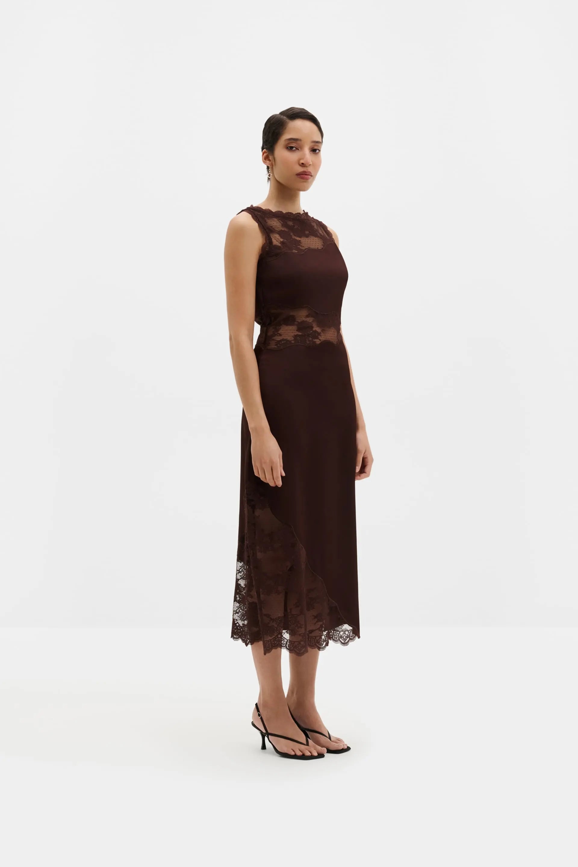 MALINA DESIRE LACE TRIMMED CUT OUT