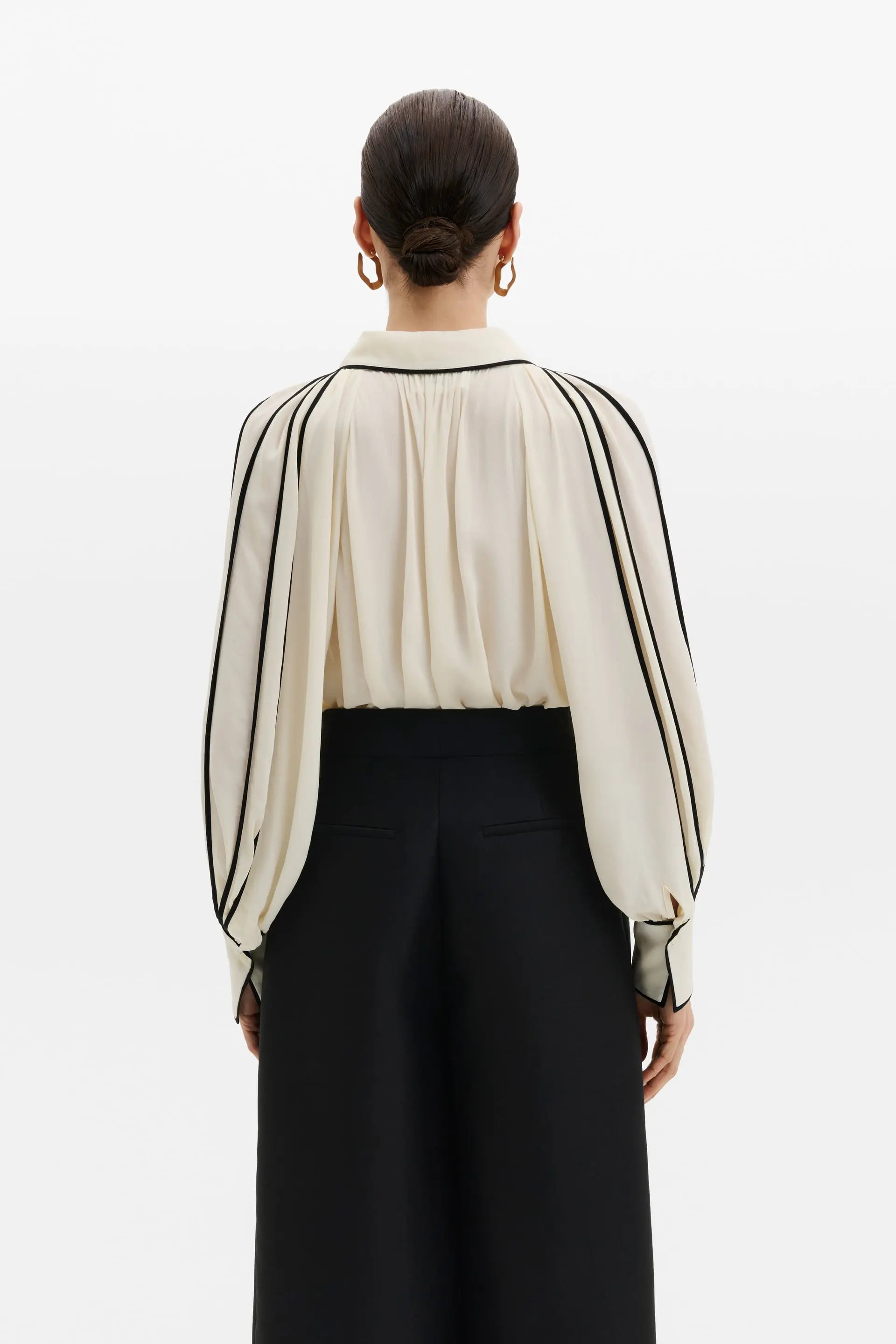MALINA BEA CONTRAST EDGE CHIFFON