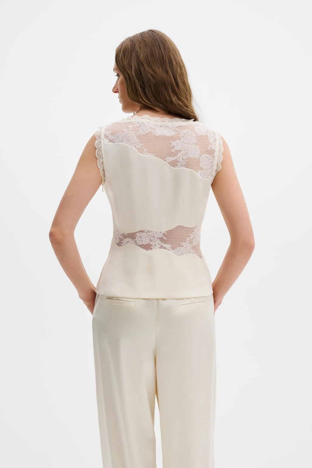 MALINA DESIRE LACE CUT OUT TOP