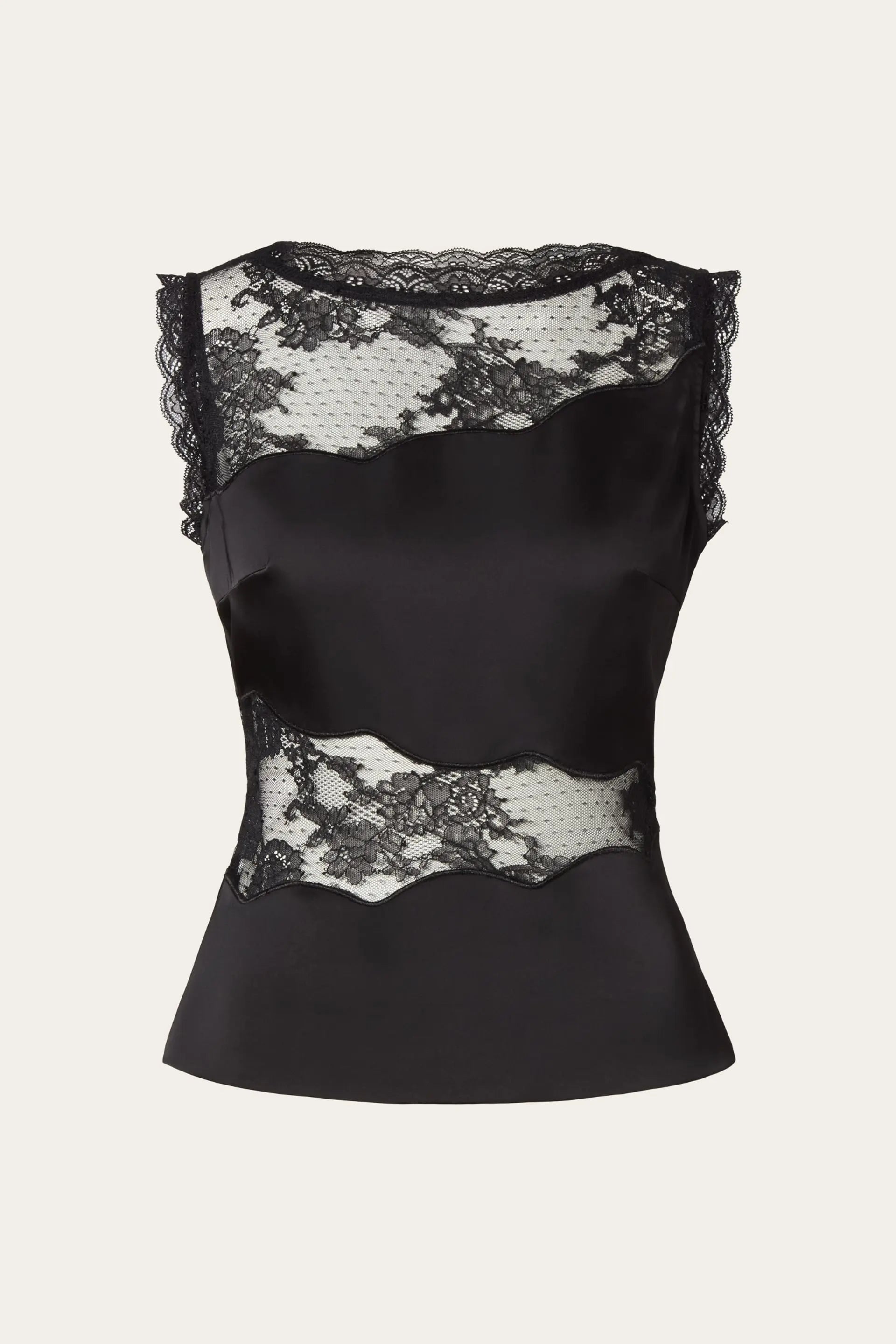 MALINA DESIRE LACE CUT OUT TOP