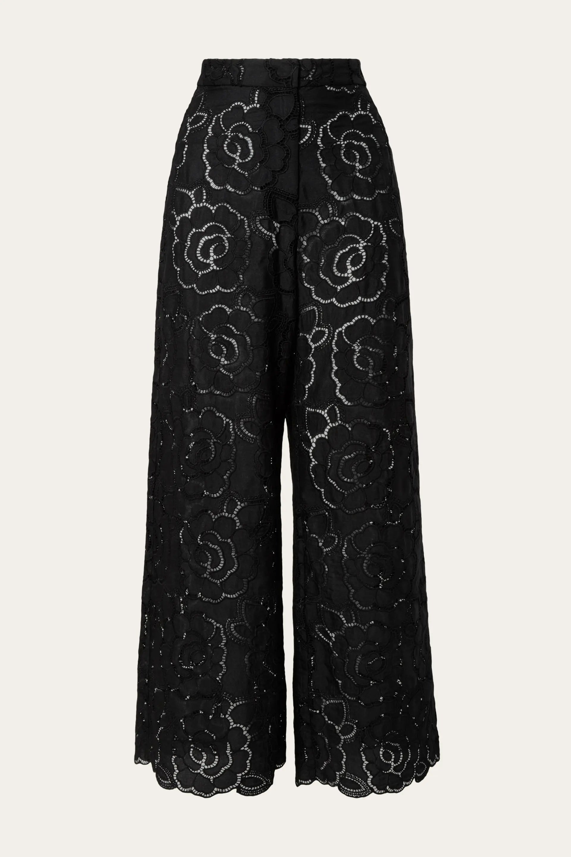 MALINA STACEY WIDE LACE PANTS
