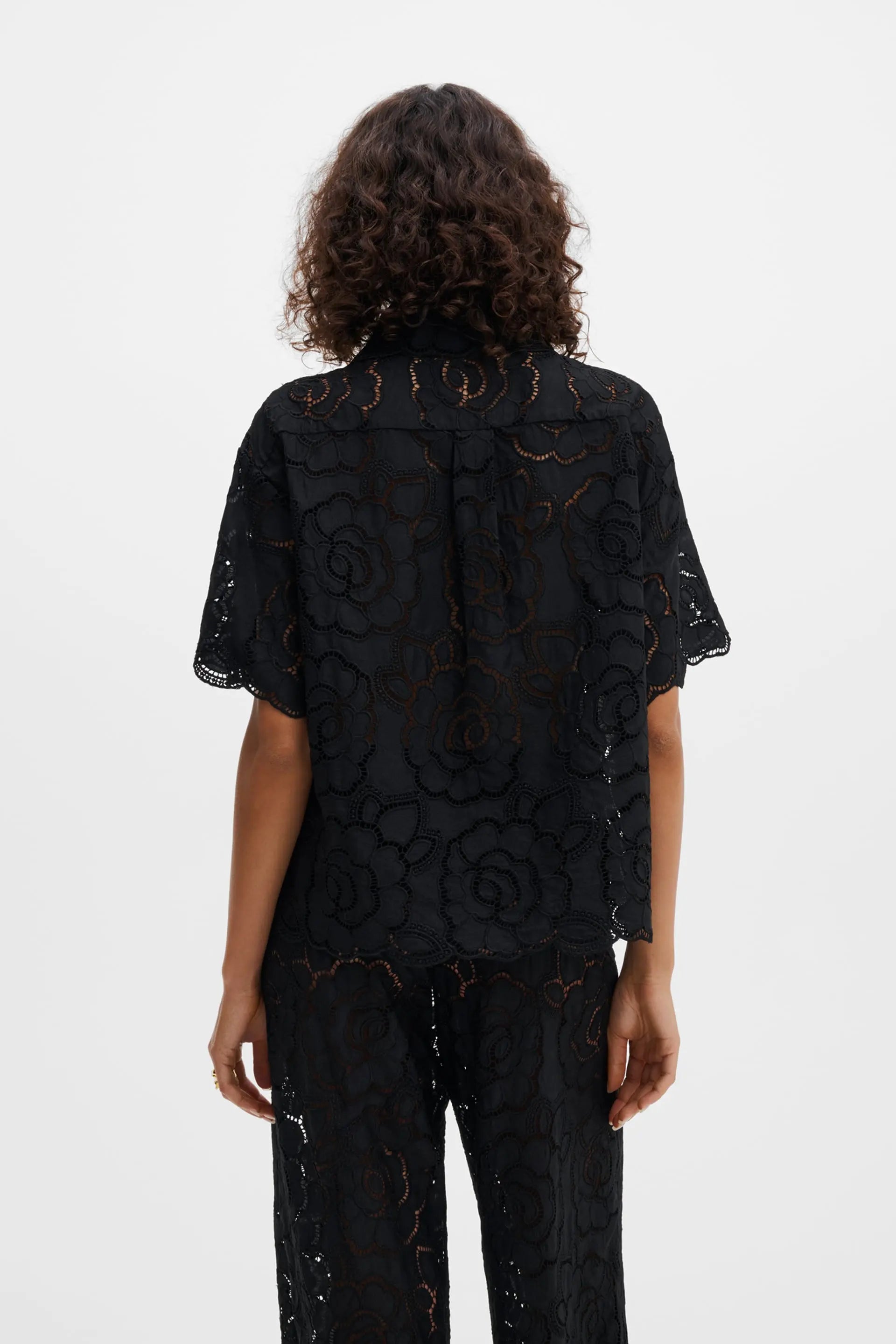 MALINA CLAUDIA SS LACE SHIRT