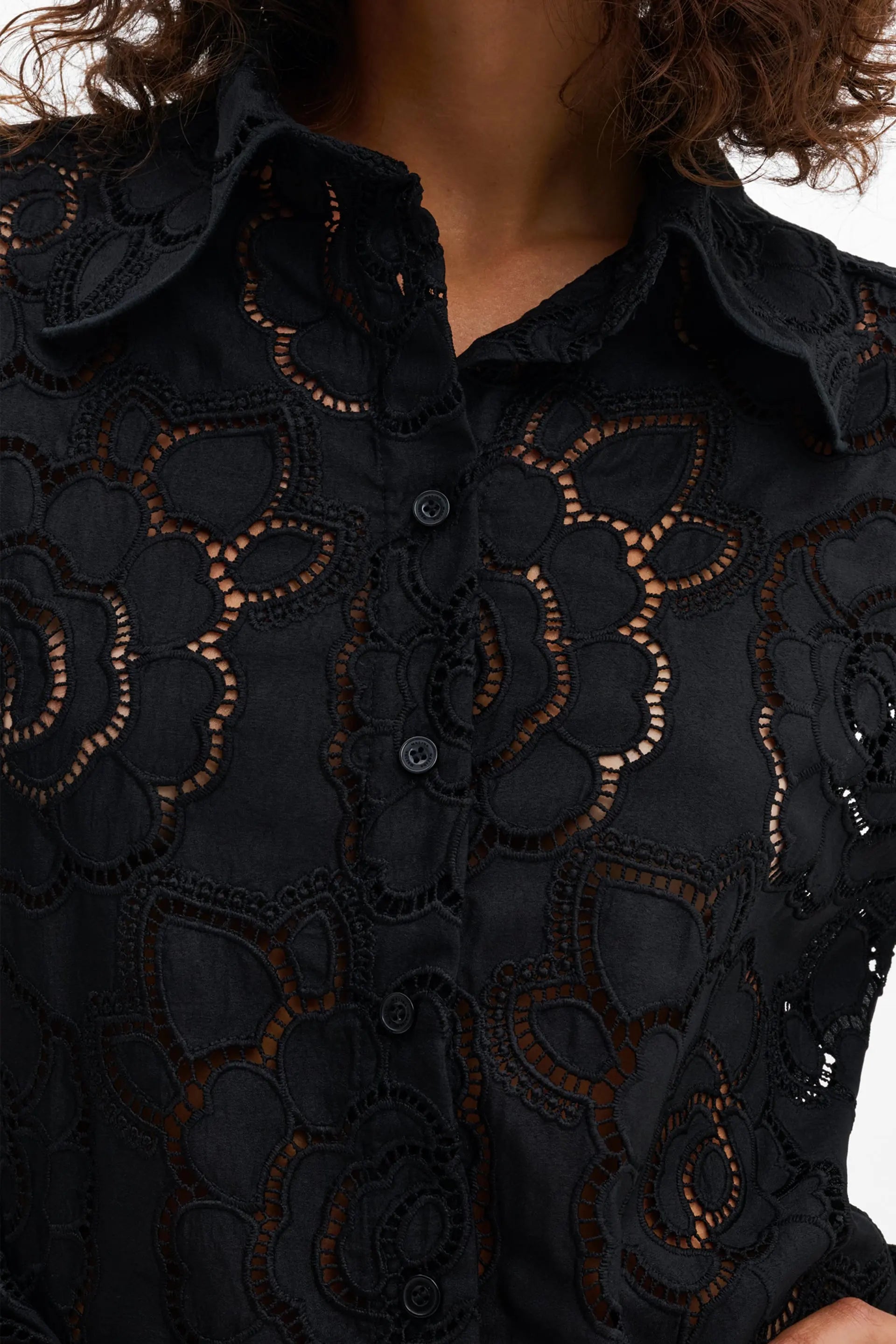 MALINA CLAUDIA SS LACE SHIRT