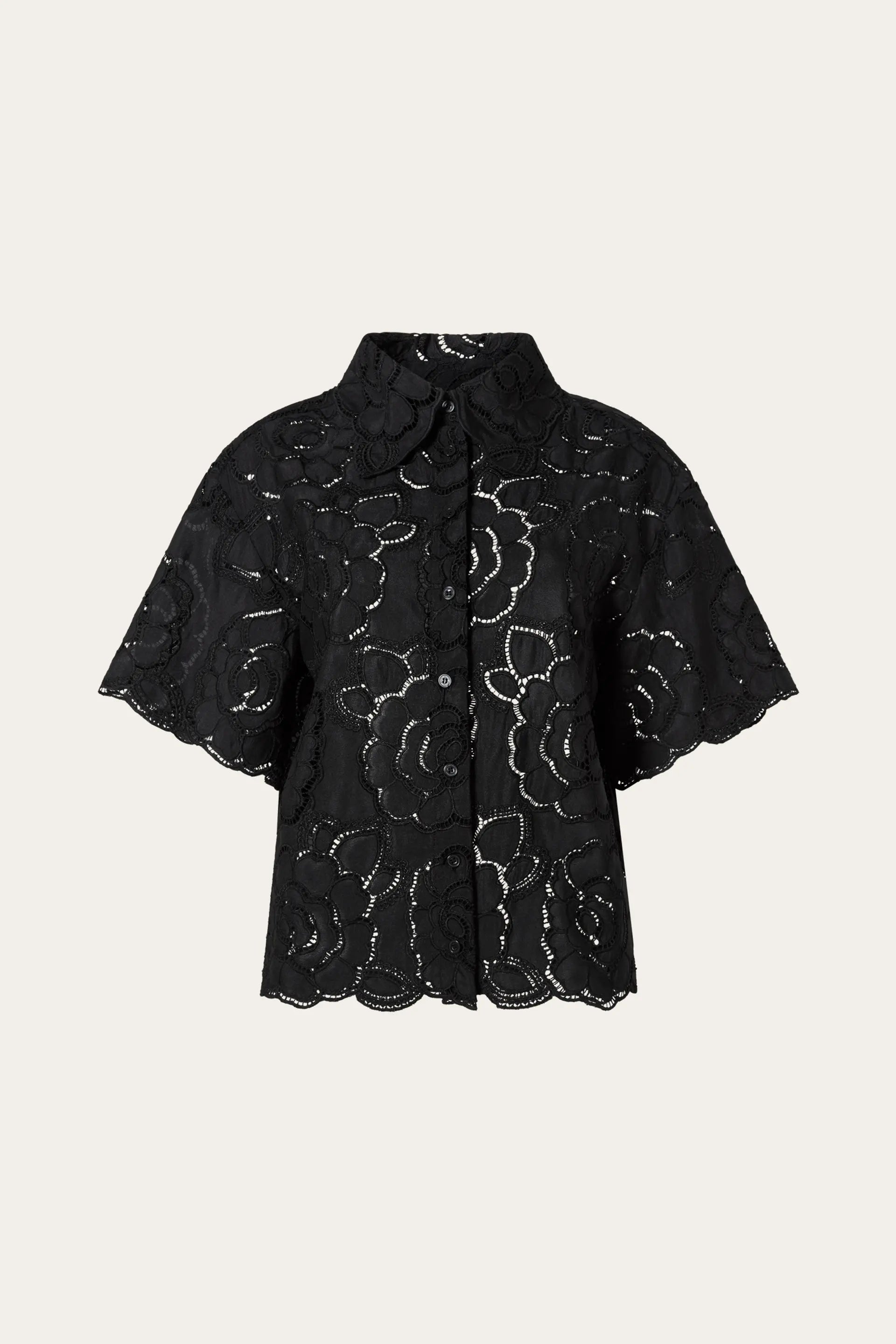 MALINA CLAUDIA SS LACE SHIRT