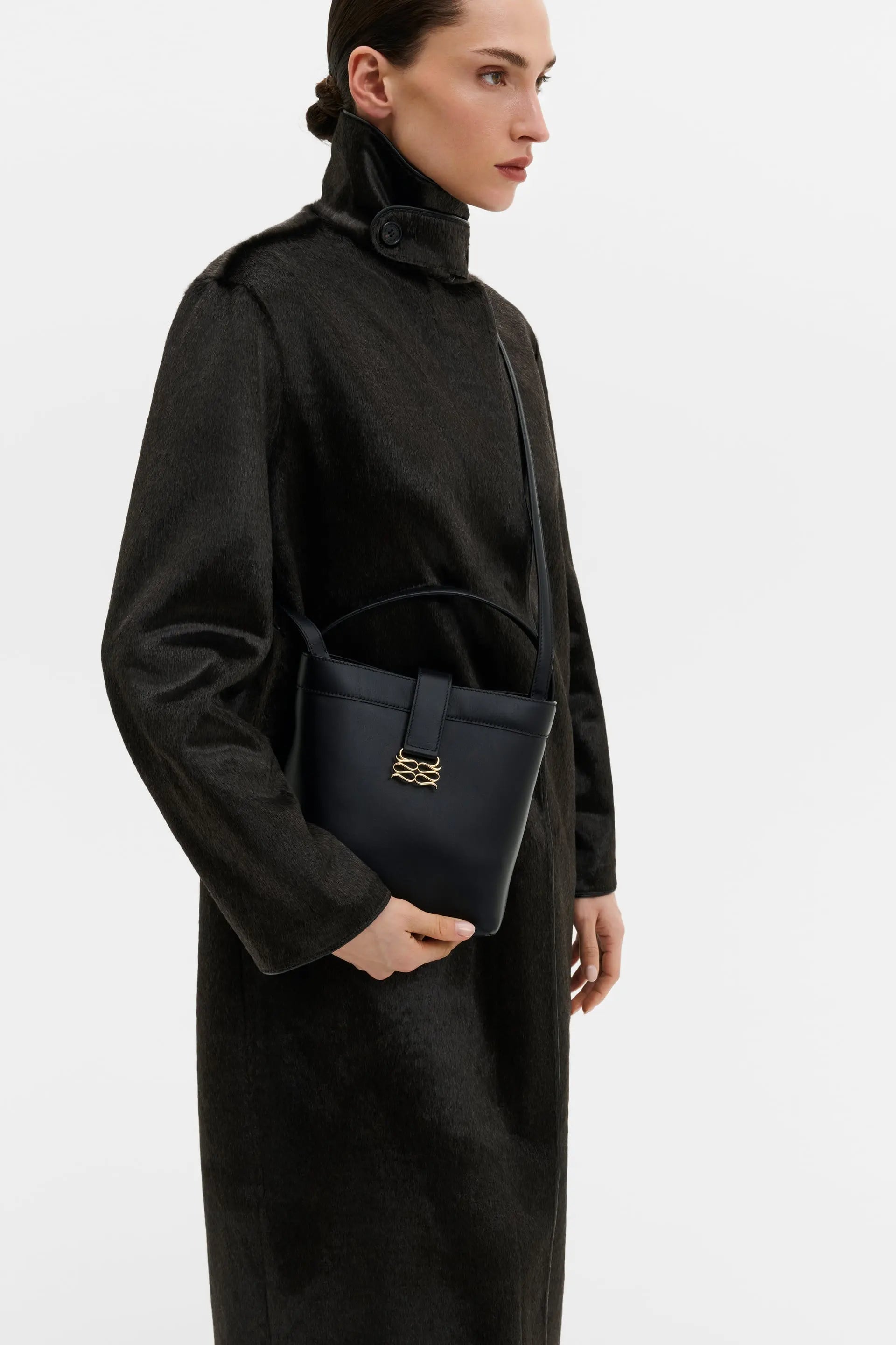 MALINA MONOGRAM BUCKET BAG