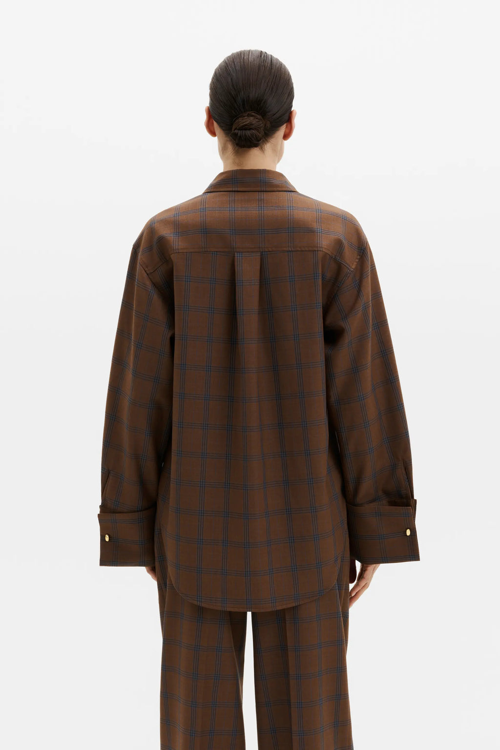 MALINA ALLISON CHECKERED CUFFLINK